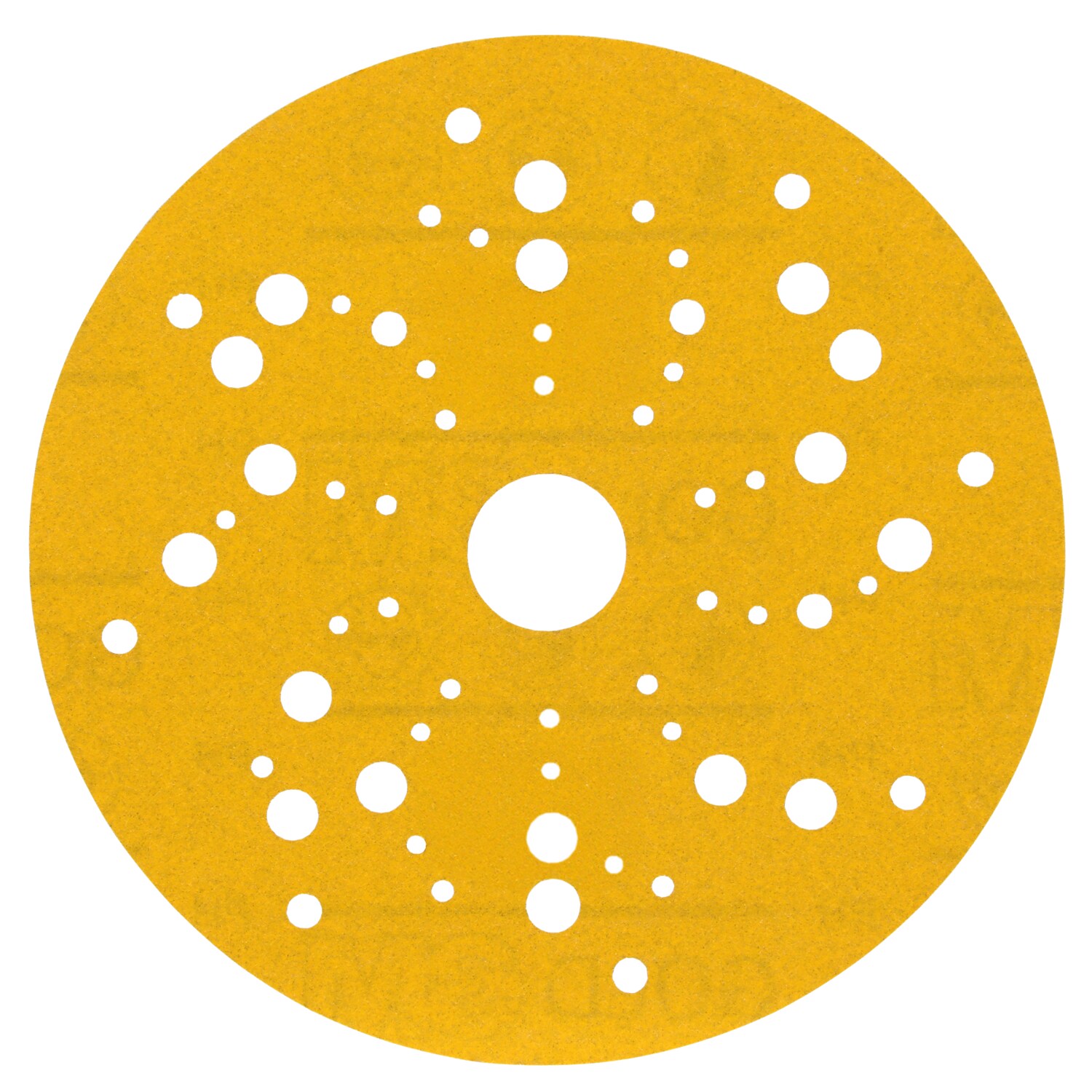 7100373688 - 3M Hookit Gold Abrasive Disc 53023, 240, 5 in (125mm), Dust-Free, 100 Discs/Carton, 4 Cartons/Case