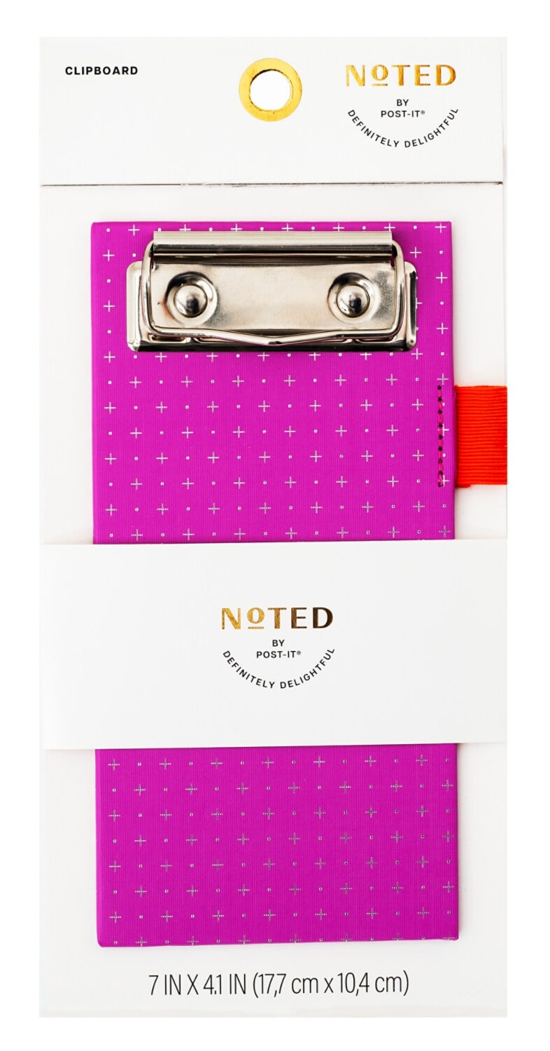 7100364712 - Post-it Noted Clipboard NTD11-CB-1, 7 x 4.1in (177 x 104mm)