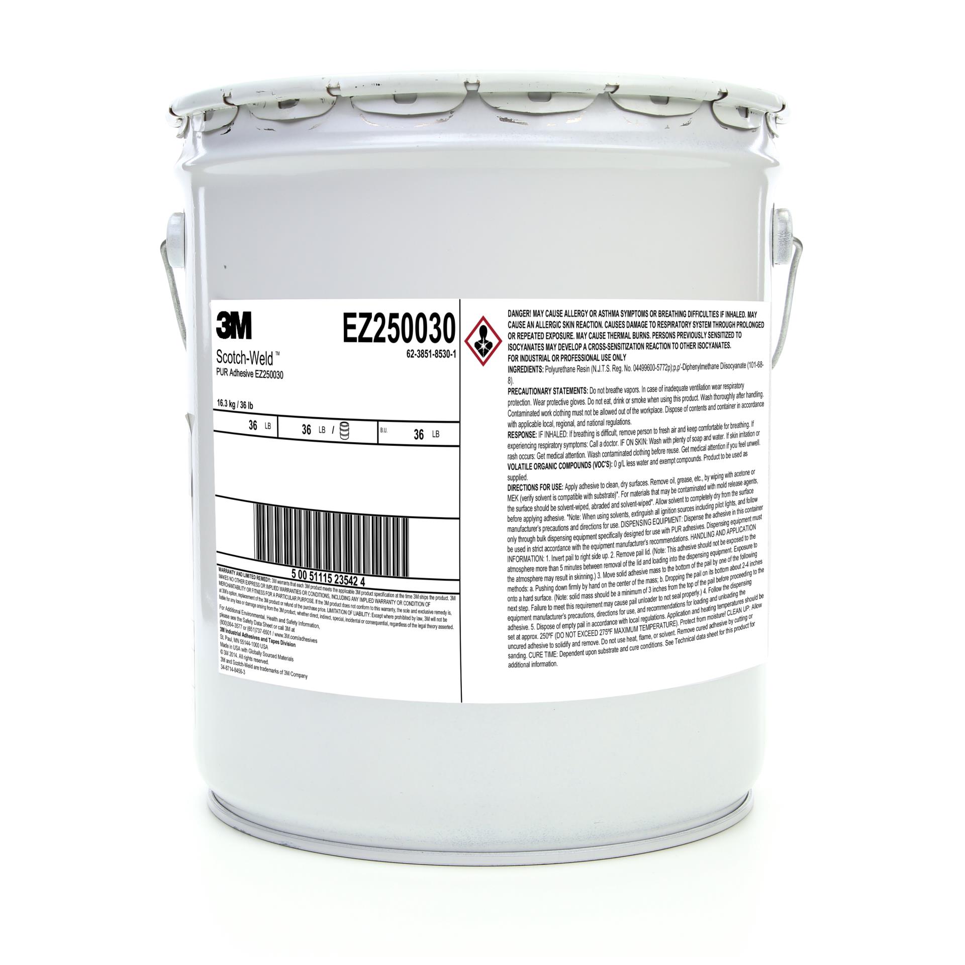 3M™ Scotch-Weld™ PUR Adhesive EZ250030, Off-White, Gallon Drum (36 lb),  1/Drum Aircraft 9394123