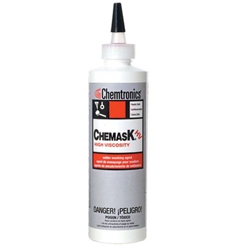 CHV8 - CHEMTRONICS CHEMASK HV HIGH VISCOSITY PEELABLE SOLDER MASK 8OZ