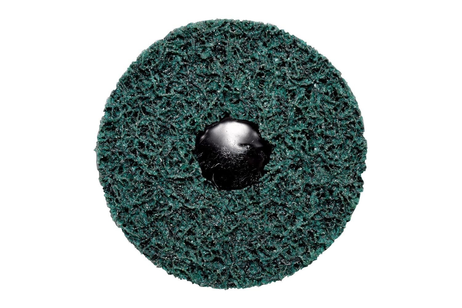 7100173800 - Scotch-Brite Clean and Strip XT Pro Extra Cut Disc, XC-DC, A/O Extra Coarse, GRN, 4 in x 1/2 in x 1/4 in, Shaft Mount, 10 ea/Case