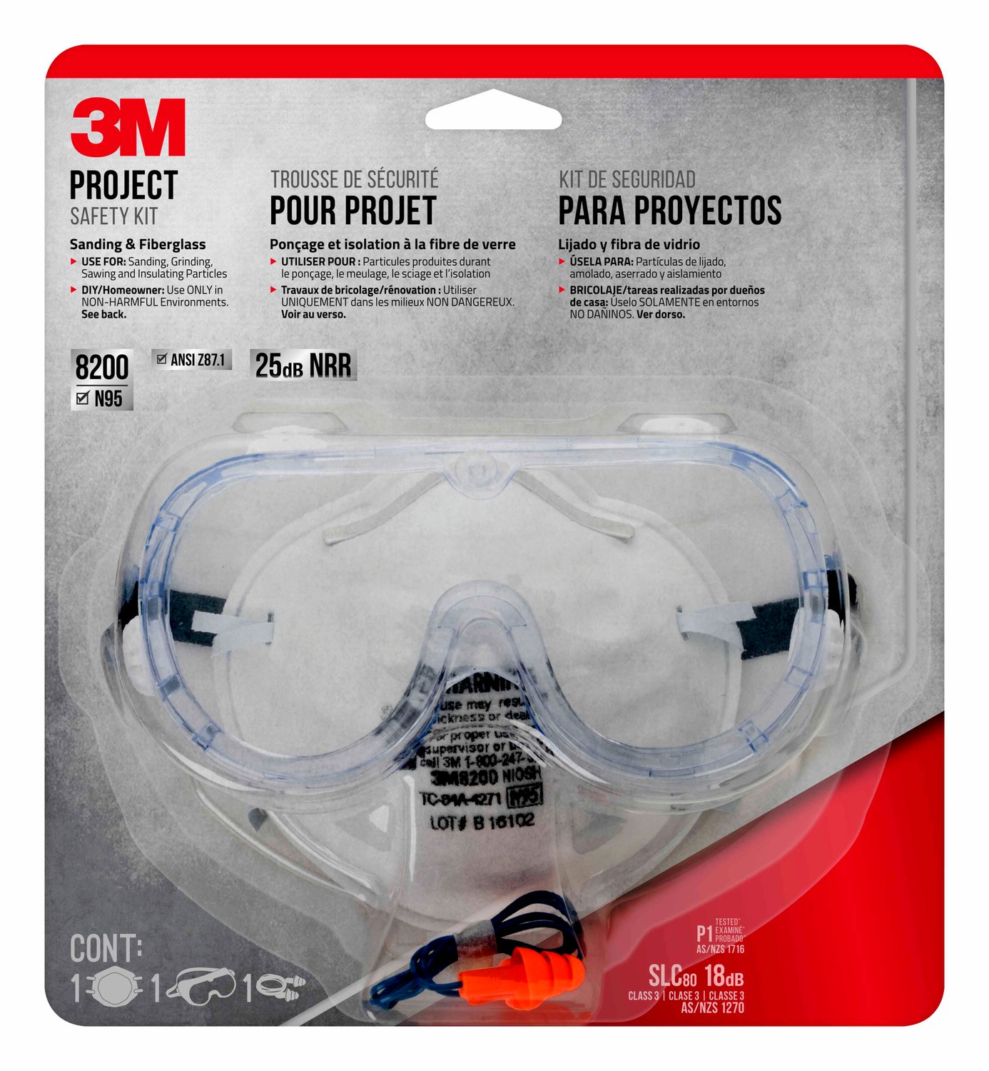 7100171378 - 3M Project Safety Kit, Project H1-DC, 6/case