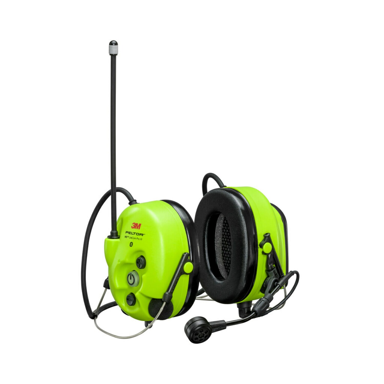 7100153092 - 3M PELTOR WS LiteCom Pro III Headset MT73H7B4D10NA GB, Bright Yellow, Neckband, 5 ea/Case