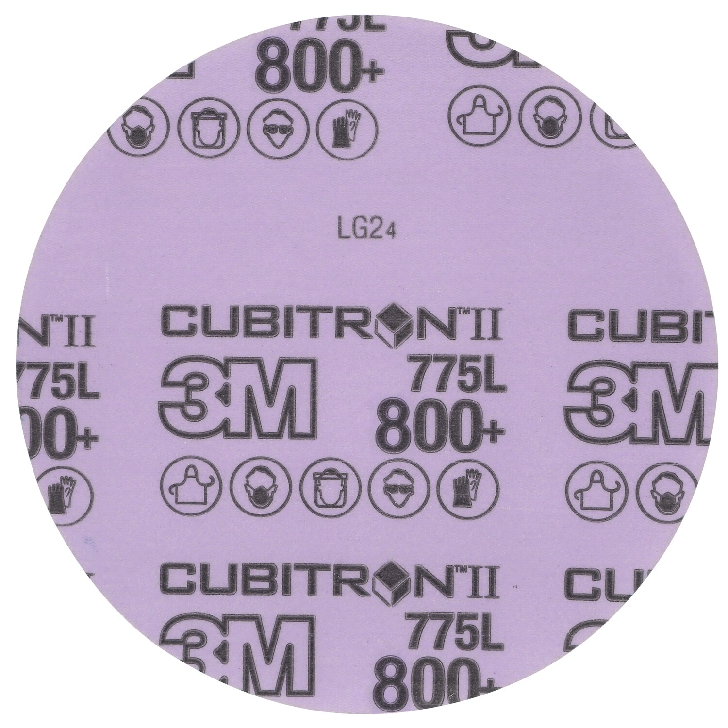 7100401024 - 3M Cubitron II Stikit Film Disc 775L, 800+ 3MIL,  Config