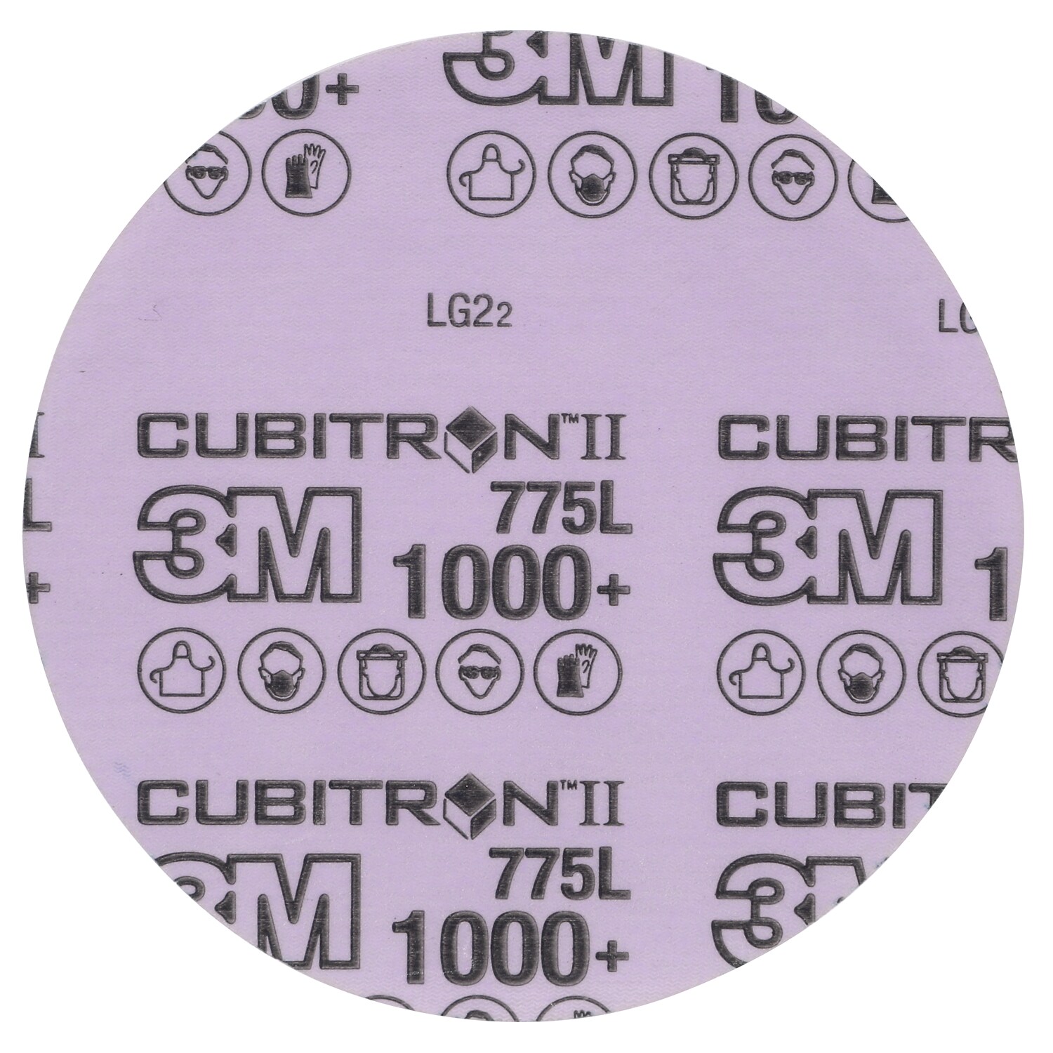 7100401025 - 3M Cubitron II Stikit Film Disc 775L, 1000+ 3MIL,  Config