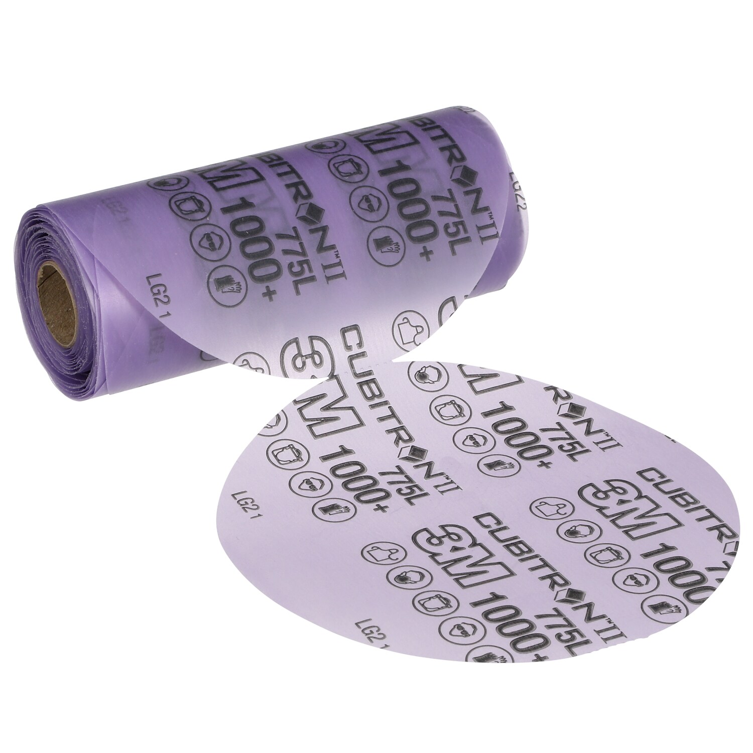 7100401029 - 3M Cubitron II Stikit Film Disc Roll 775L, 1000+ 3MIL, Config