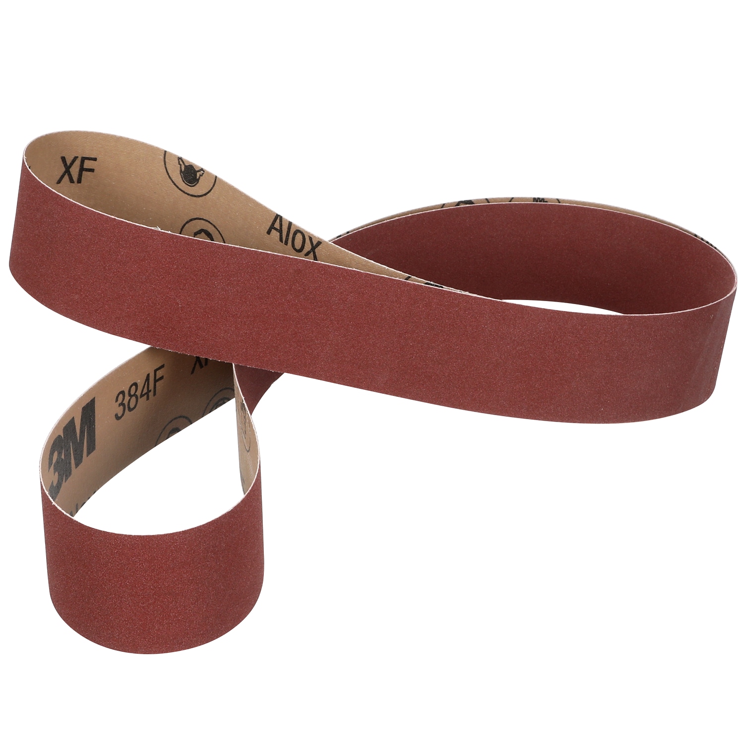 7100405895 - 3M Cloth Belt 384F, 180+ XF-weight, 2 in x 72 in, Film-lok, Single-flex, 5 ea/Case, Special Packaging