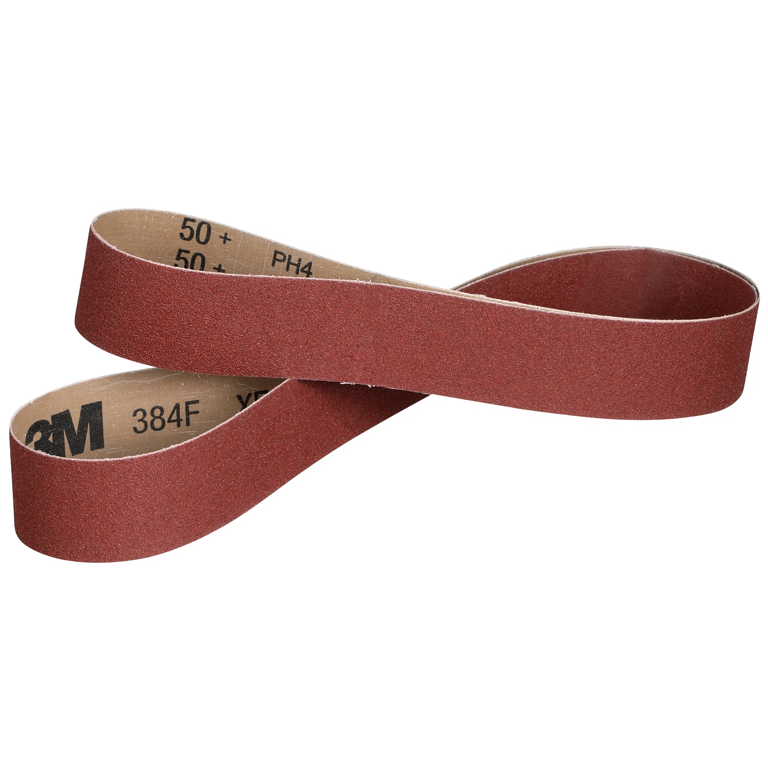 7100405961 - 3M Cloth Belt 384F, 50+ XF-weight, 2 in x 72 in, Film-lok, Single-flex, 5 ea/Case, Special Packaging