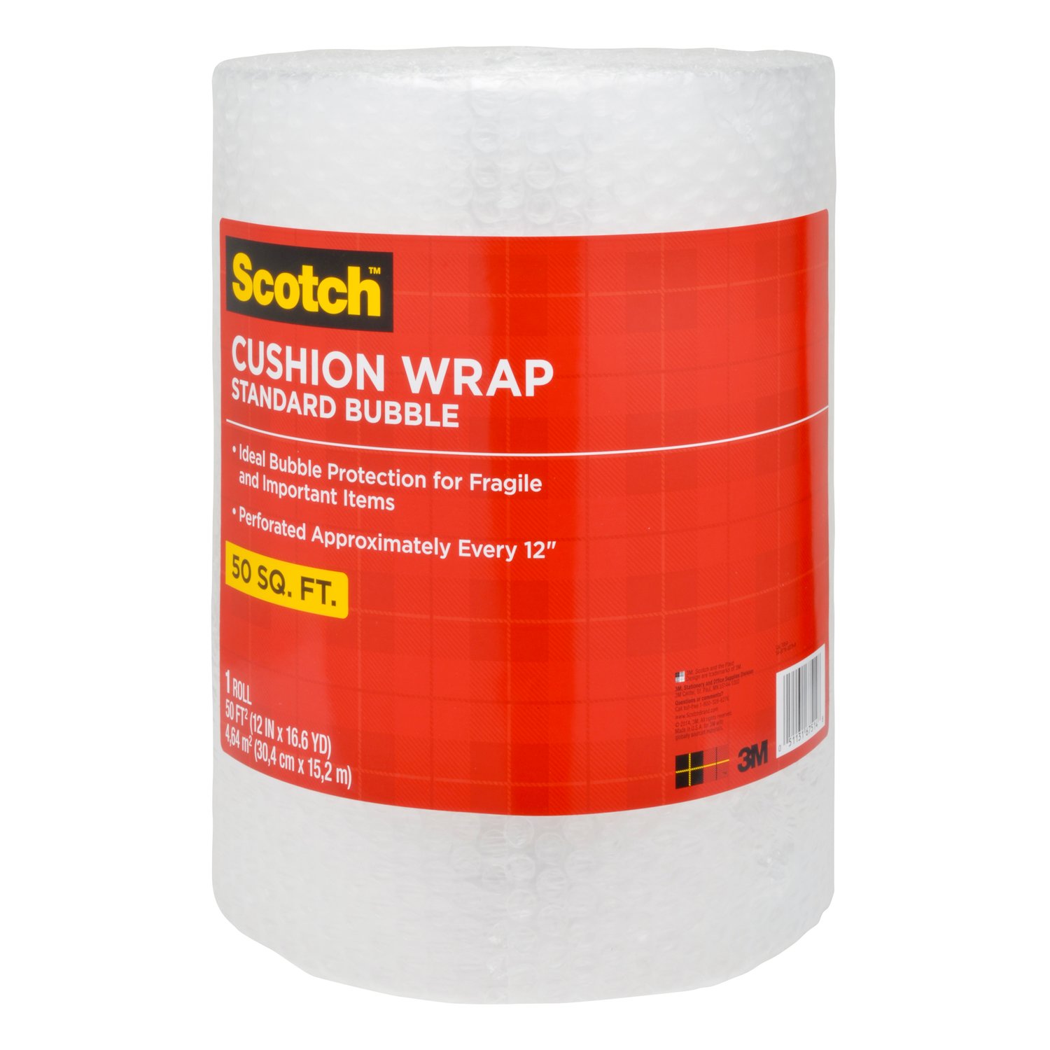 7010370788 - Scotch Cushion Wrap, 7954, 12 in x 50 ft, 6/1