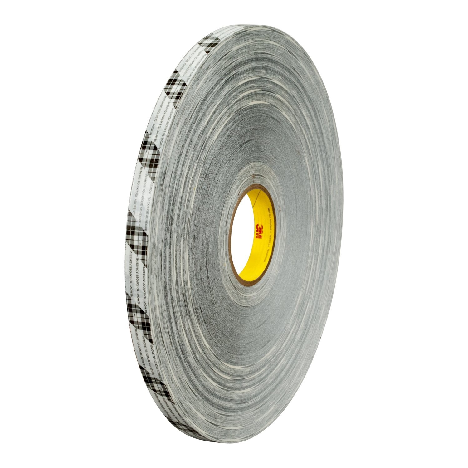 7100084356 - 3M Double Coated Tape Extended Liner 9925XL, Off-white Translucent, 1 in x 750 yd, 2.5 mil, 6 Roll/Case