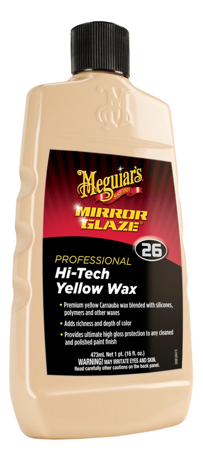 7100154157 - Meguiar's M26 Mirror Glaze Hi-Tech Yellow Wax, 16 oz.