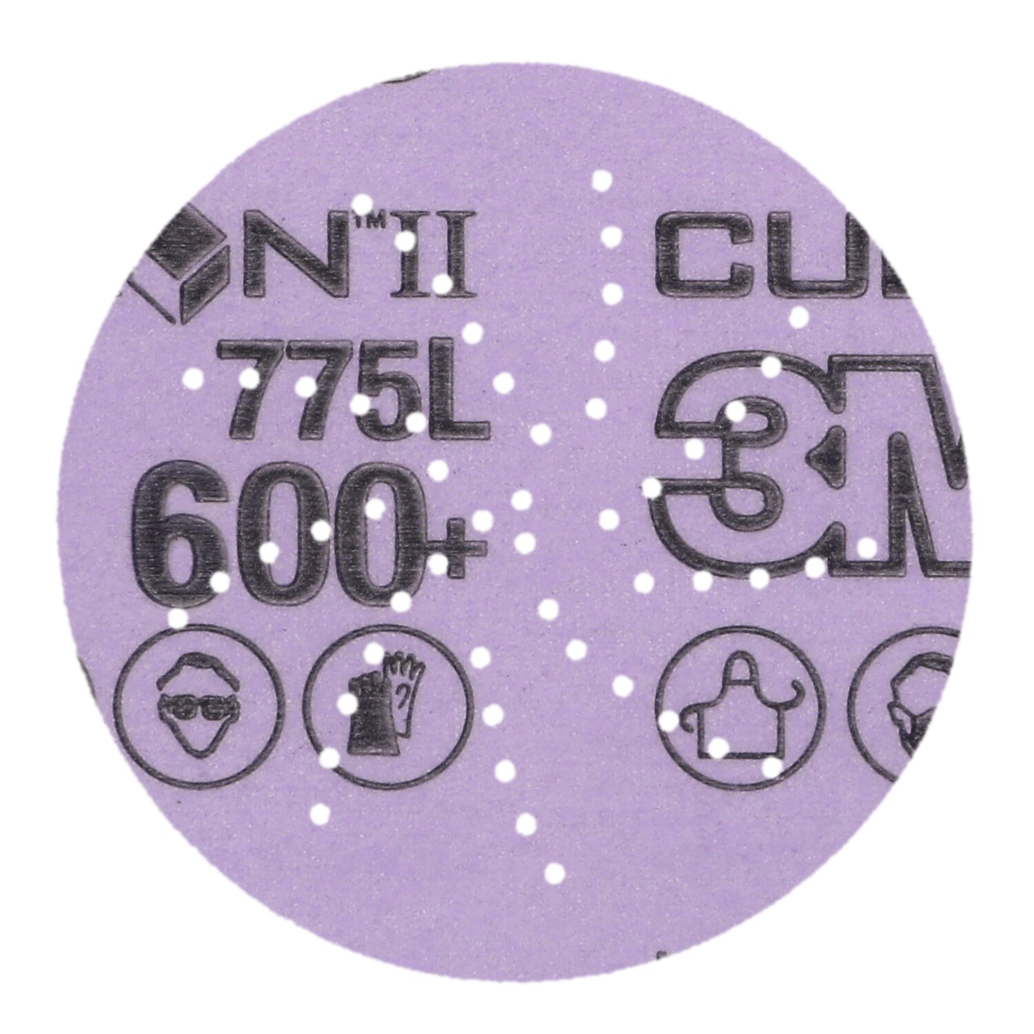 7100383568 - 3M Xtract Cubitron II Film Disc 775L, 600+ 3MIL, 3 in x NH, Die 300DS, 50/Carton, 250 ea/Case