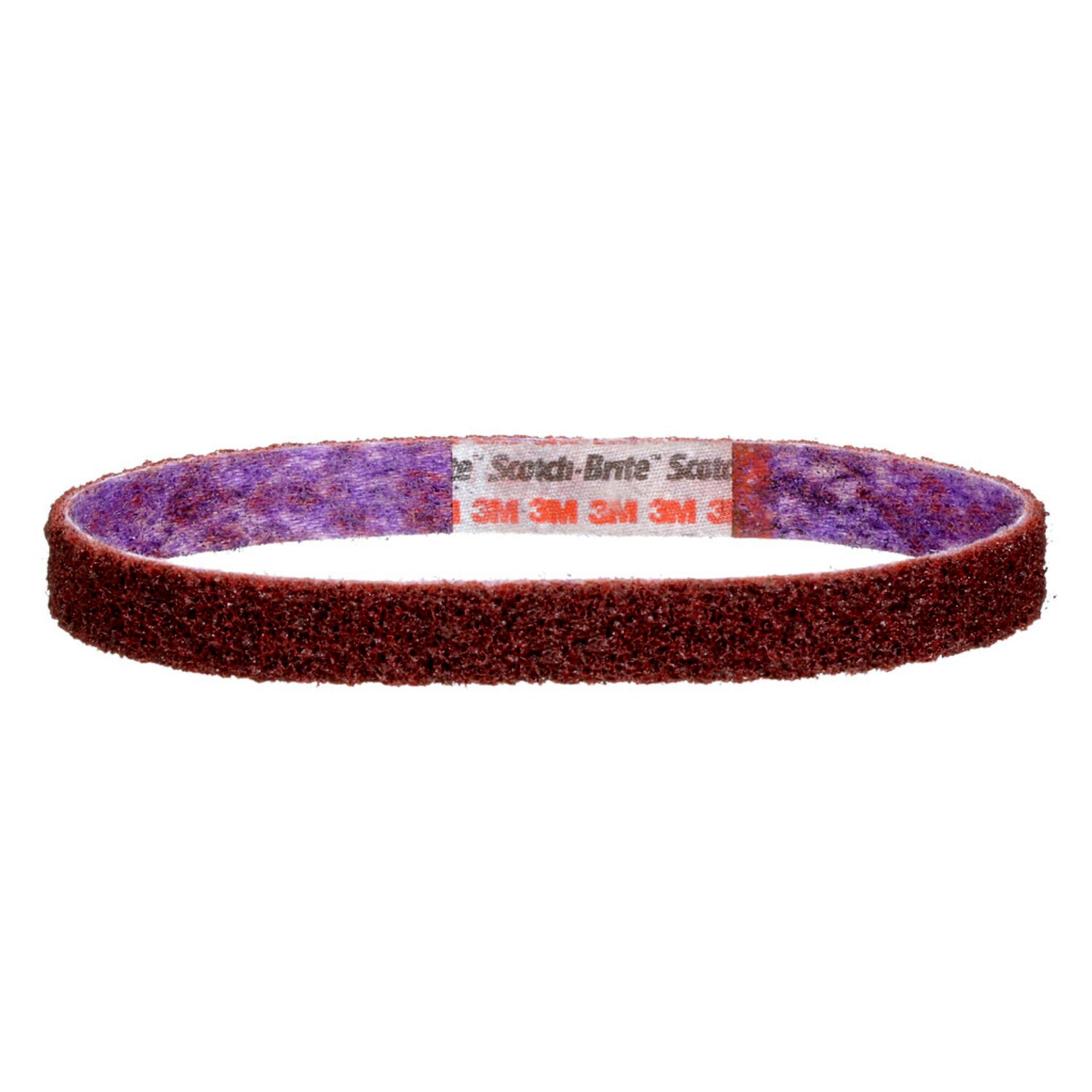 7100211033 - Scotch-Brite Durable Flex Low Stretch Belt, DF-BL, A/O Medium, 1/2 in x 18 in, 200 ea/Case