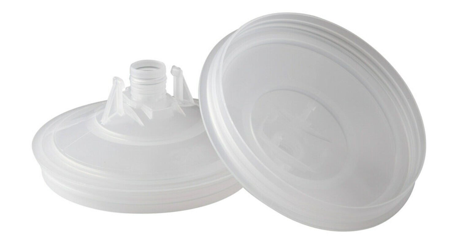 7000119821 - 3M PPS Disposable Lids 16199, Standard and Large, 125 Micron Filter,
25 Lids/Case