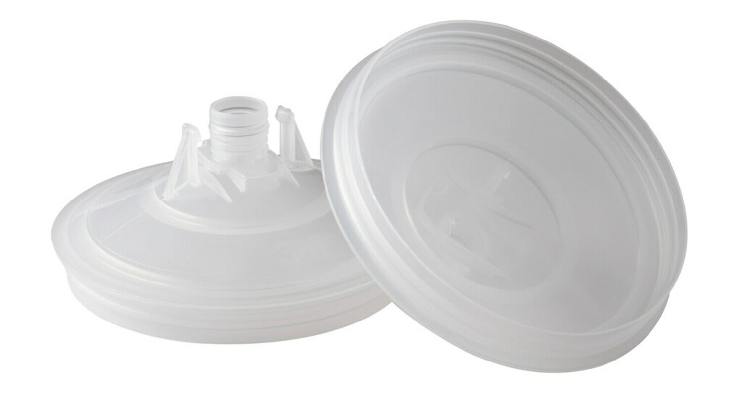 7000119821 - 3M PPS Disposable Lids 16199, Standard and Large, 125 Micron Filter, 25 Lids/Case