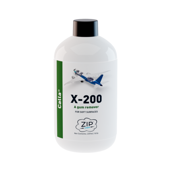  - X-200 Gum Remover for Soft Surfaces - 8 OZ Bottle