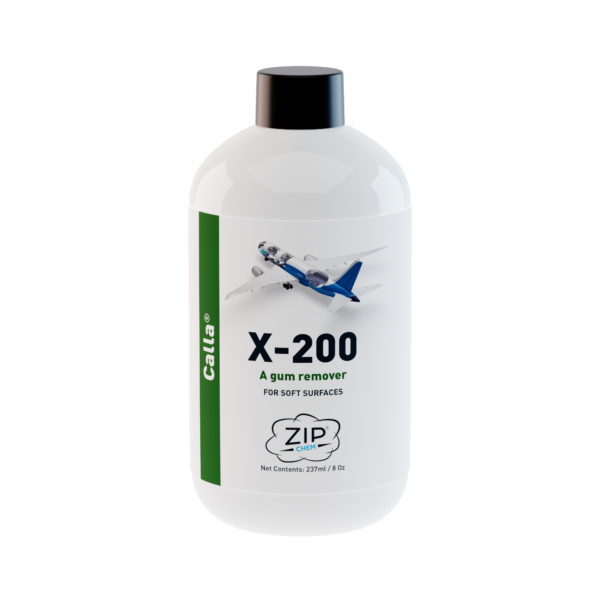 509237 - ZIP-CHEM X-200 Gum Remover for Soft Surfaces - 8 OZ Bottle