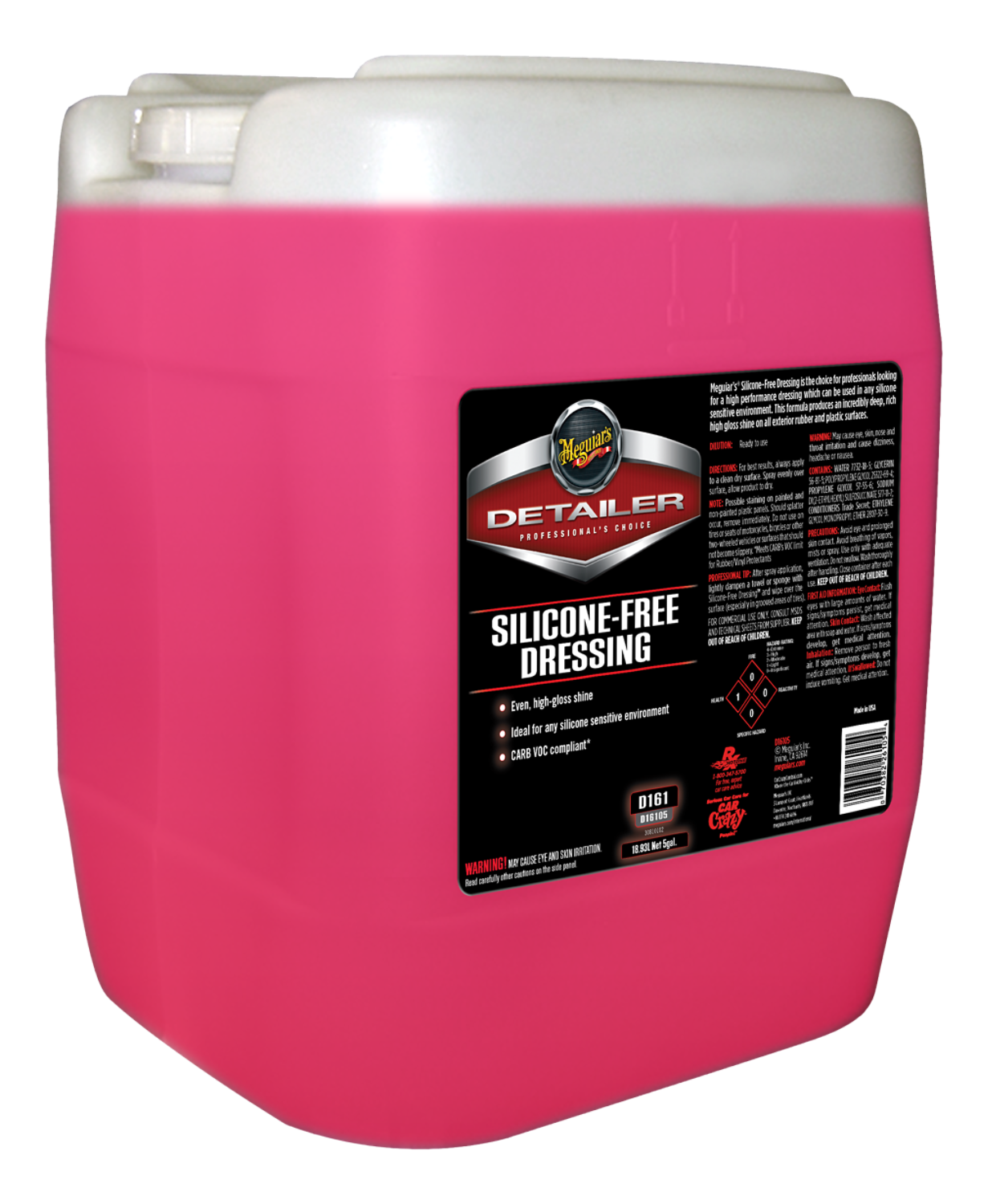 7100178576 - Meguiar's D161 Detailer Silicone-Free Dressing, 5 Gallon