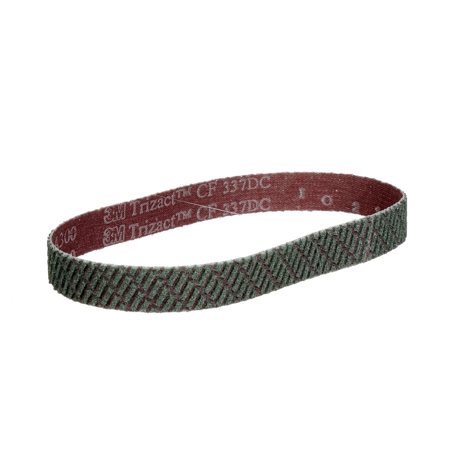 7100212561 - 3M Trizact Cloth Belt 337DC, A100 X-weight, 3/4 in x 72 in, Film-lok, No Flex