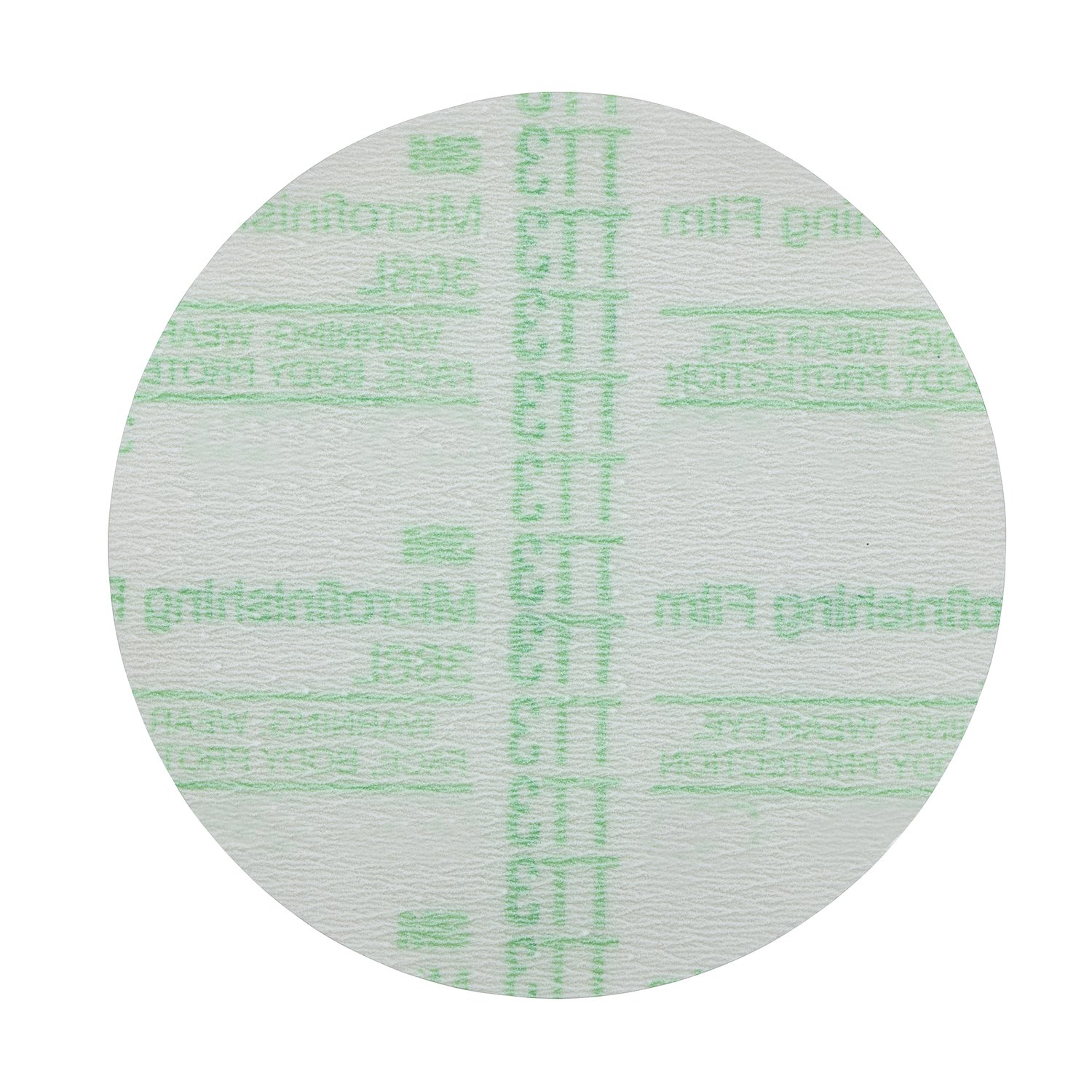 7000045655 - 3M Hookit Microfinishing Film Disc 366L, 30 Mic 3MIL, Type D, 4.3307 in x NH, D/F 4HL, Die 433A, 50/Pac, 500 ea/Case