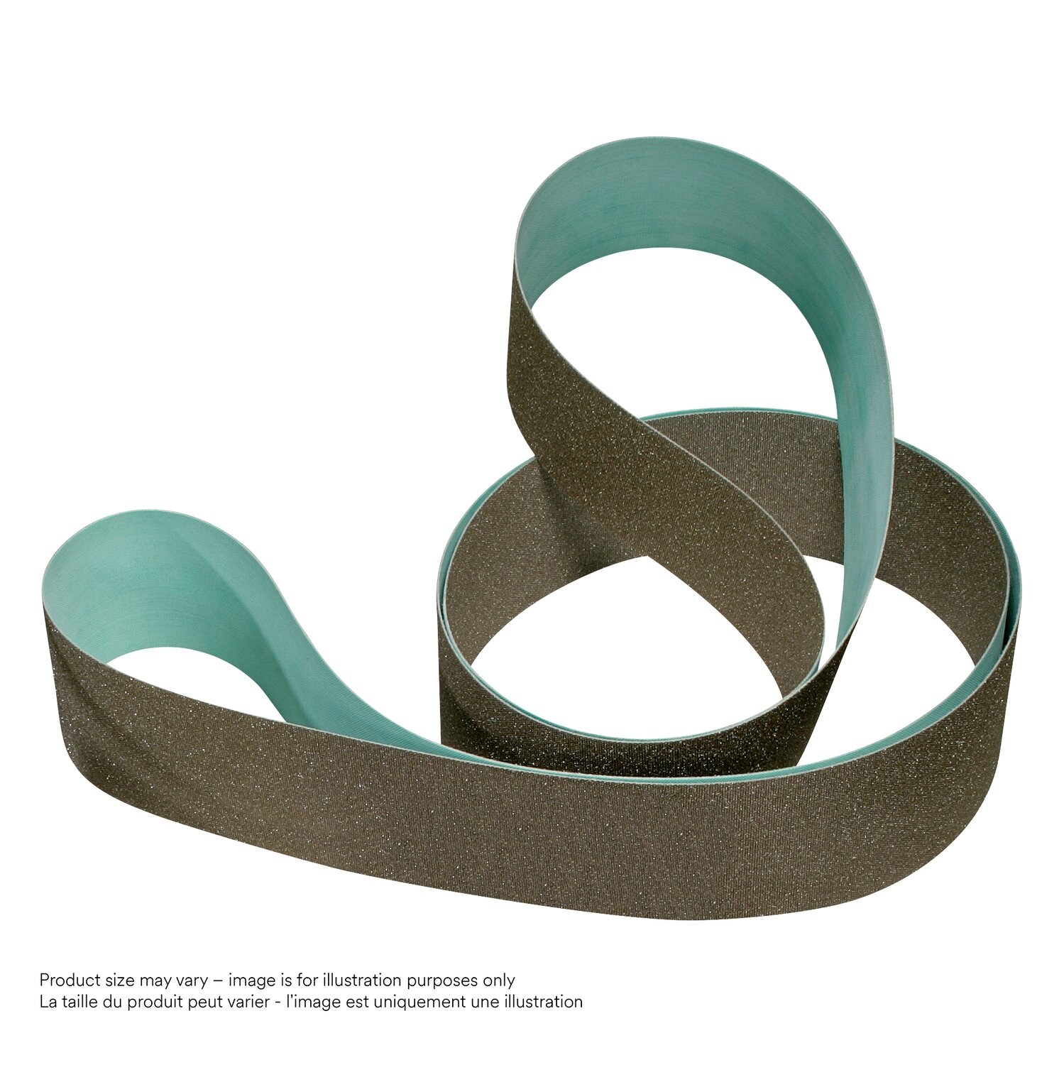 7100224350 - 3M Flexible Diamond Belt 6454J, 74Mic, Type V2S, Pattern 18, Red, 3/8 in x 24 in