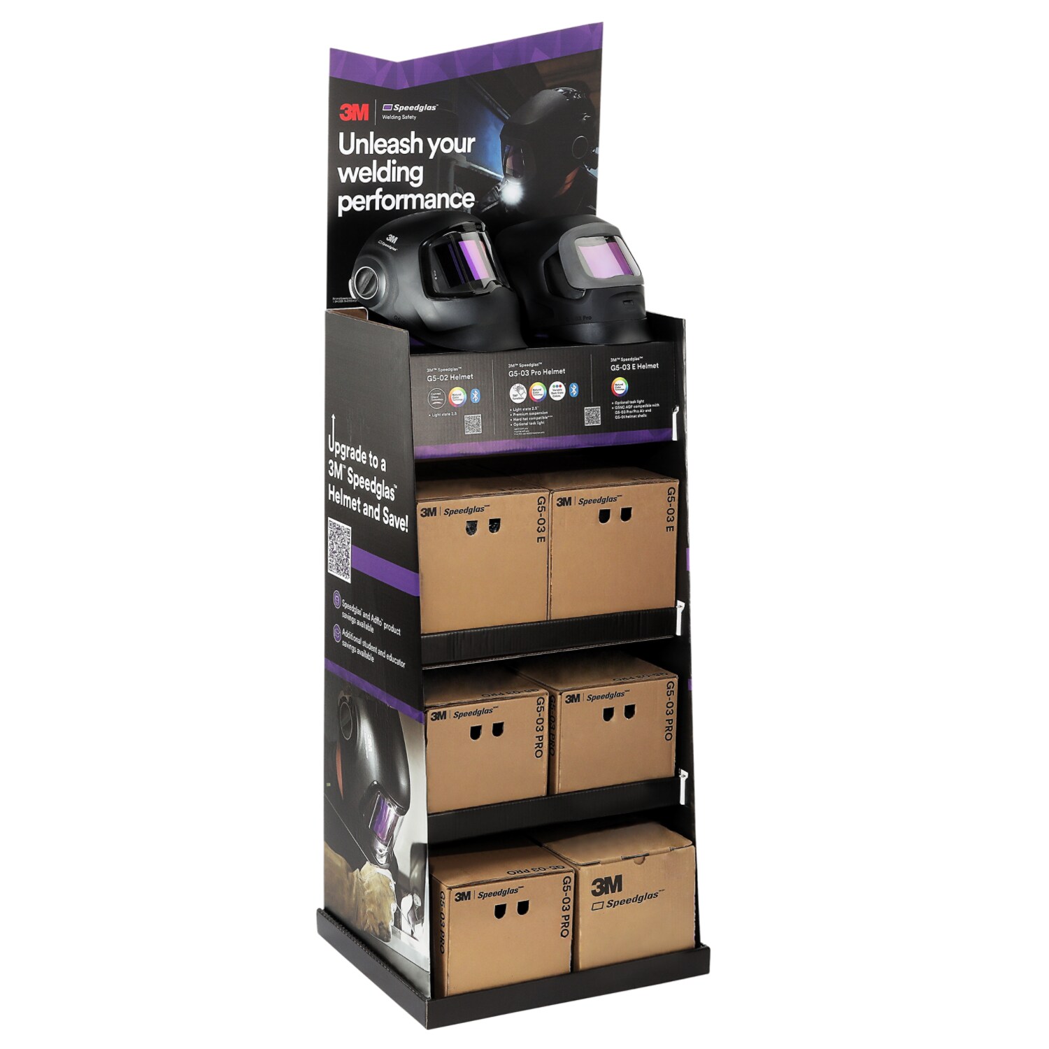 7100383123 - 3M Speedglas G5 Welding Helmet Display 10-DISPLAY, US, 1 EA/Case