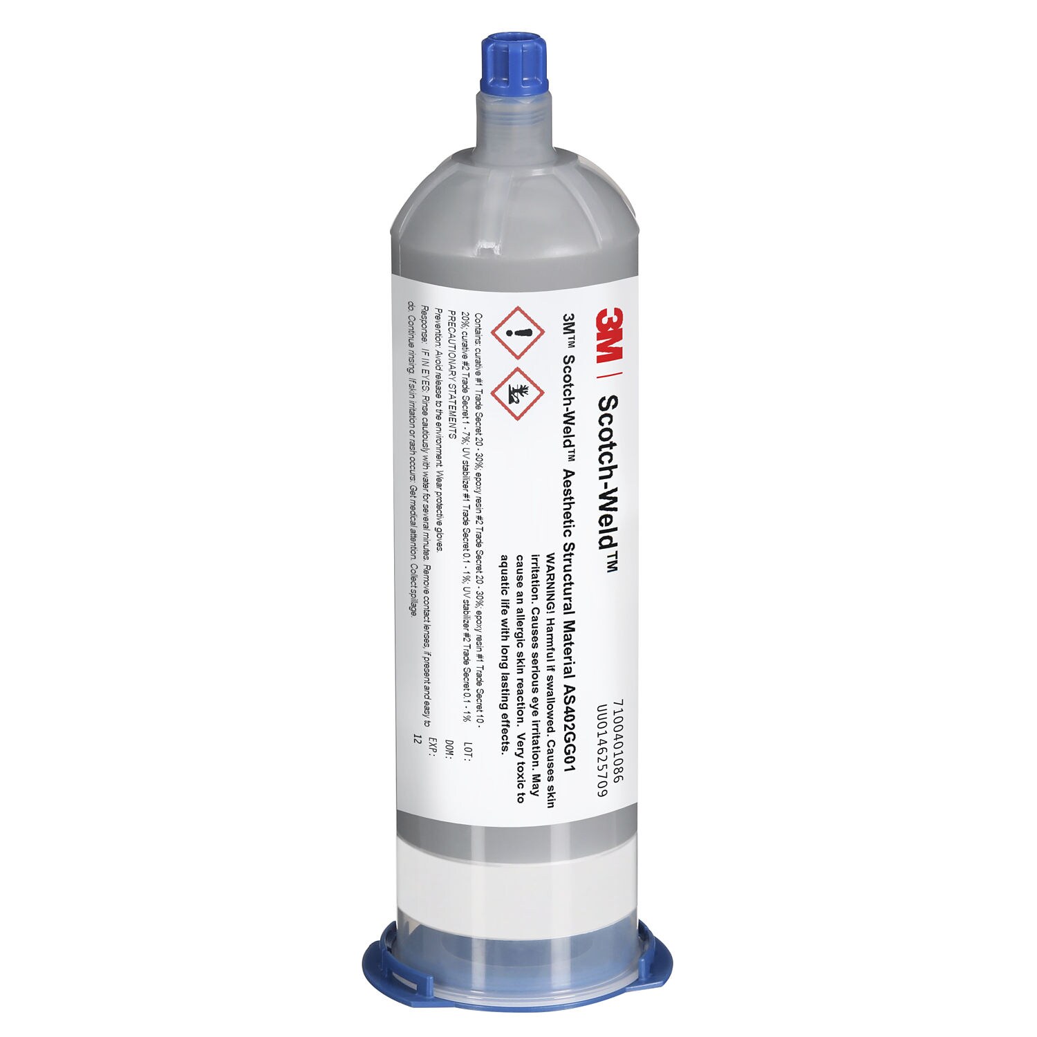 7100401086 - 3M Scotch-Weld Aesthetic Structural Material AS402GG01, 591 mL, 12/Case