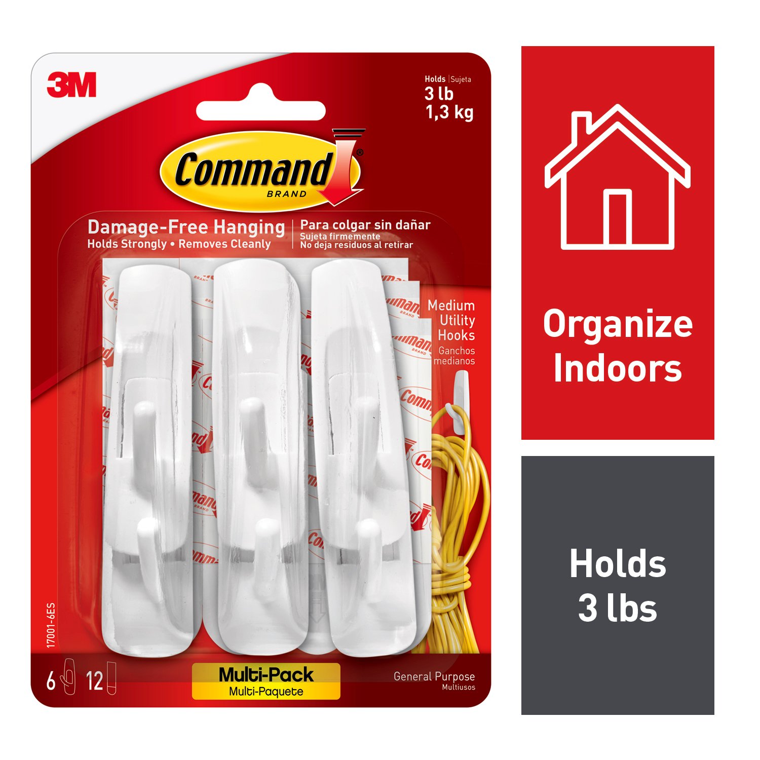7100089388 - Command Medium Utility Hook Value Pack 17001-6ES