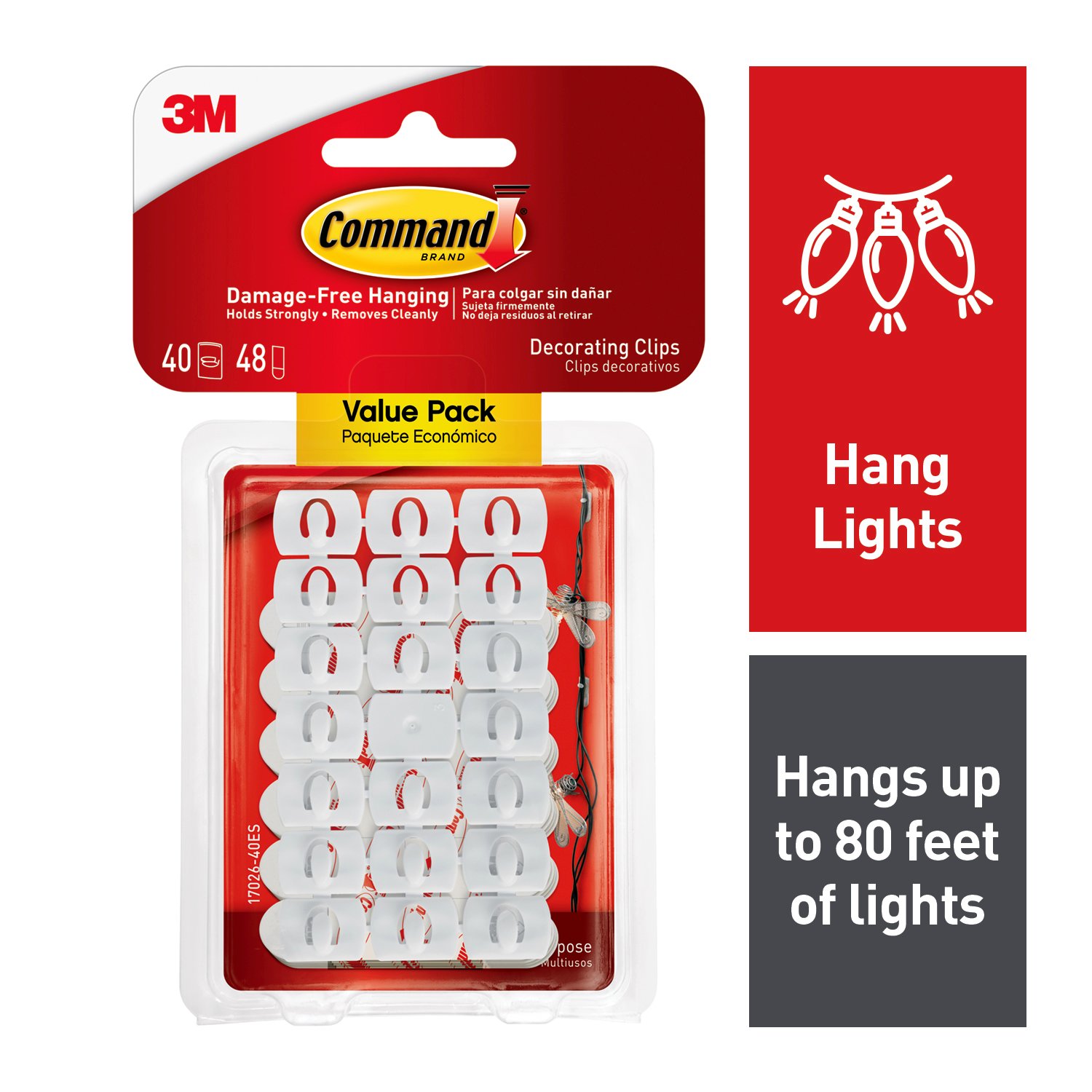 7000048008 - Command Decorating Clips Value Pack 17026-40ES