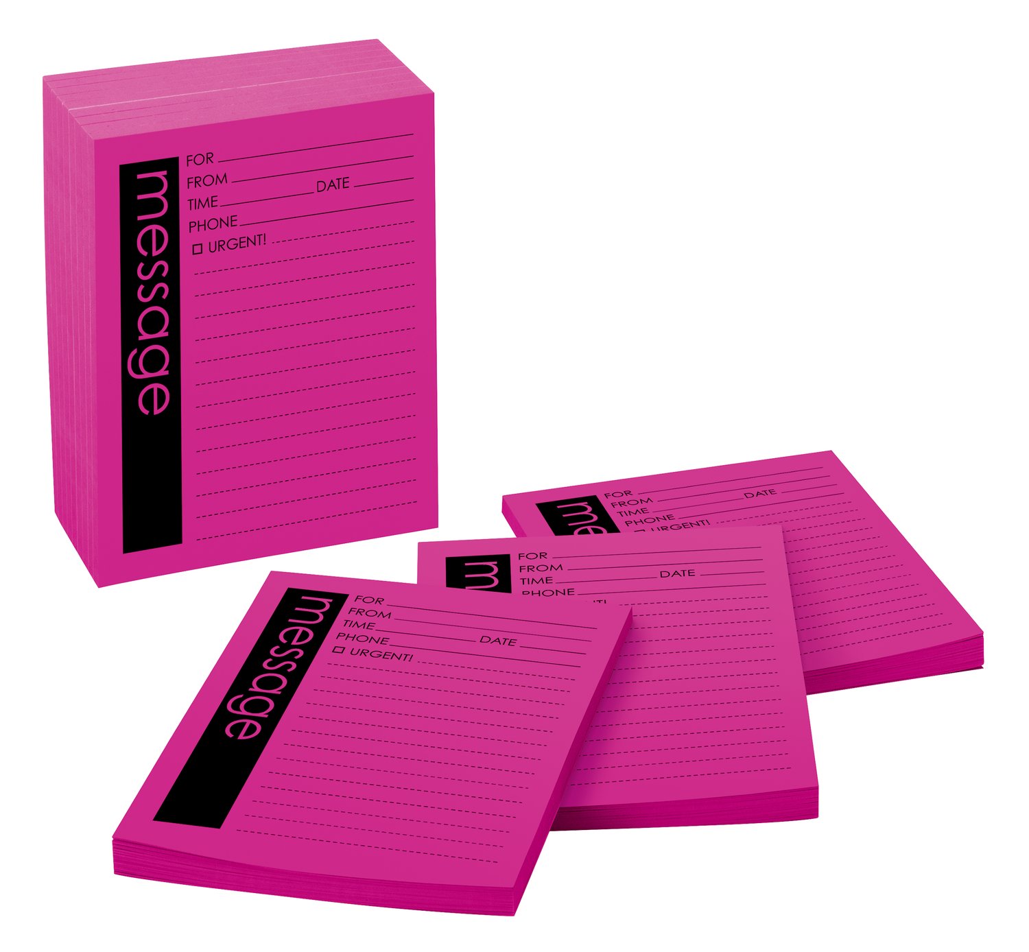 7010333445 - Post-it Super Sticky Printed Important Message Pads 7662-12-SS, 4 in x
5 in, Fireball Fuchsia, Lined, 12 Pads/Pack, 50 sheets/Pad