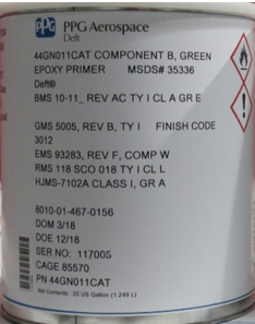 44GN011GLKT AVIALL - PRC-Desoto 44GN011 Green Water Reducible Epoxy Primer - Gallon