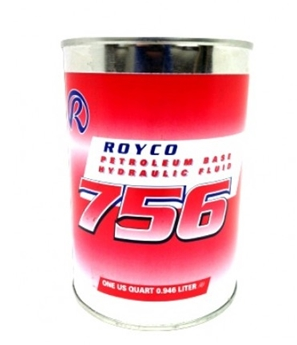  - Royco 756 Hydraulic Fluid Aircraft Missile And Ordinance Petroleum Base - Gallon