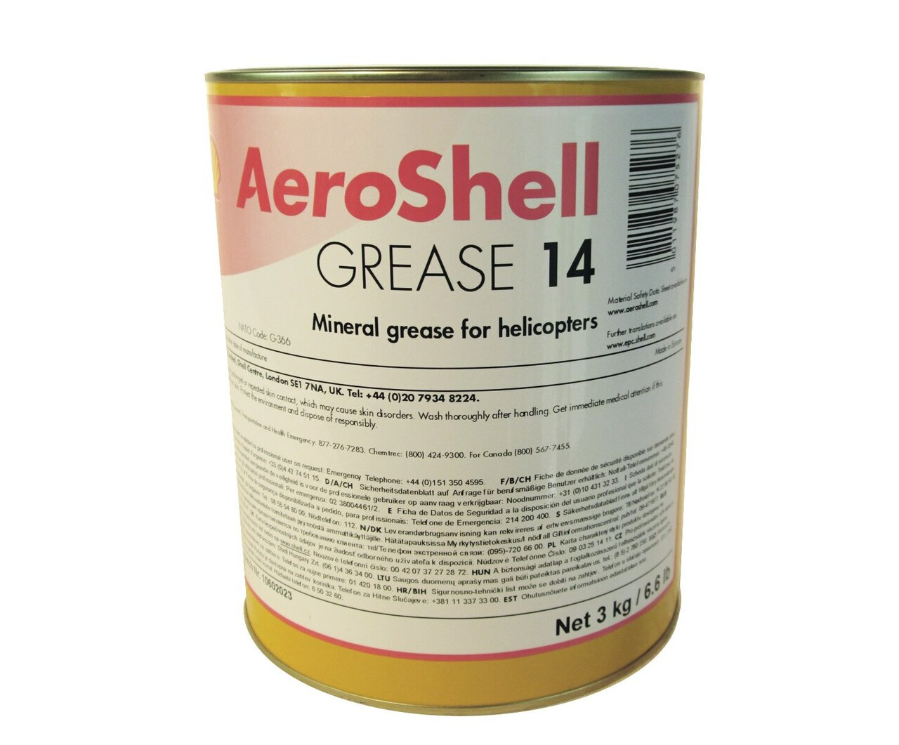  - Grease 14 Multi-Purpose Helicopter Mineral Grease - 37.5 LB Pail