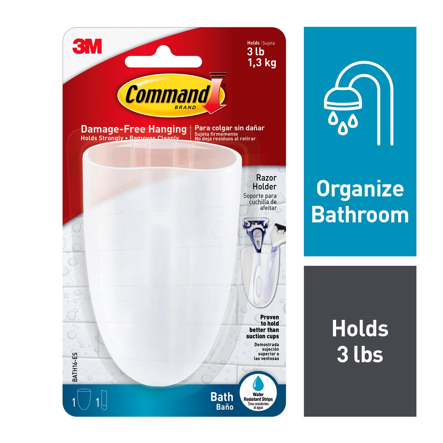 7100027386 - Command Razor Holder with Water BATH16-ESF