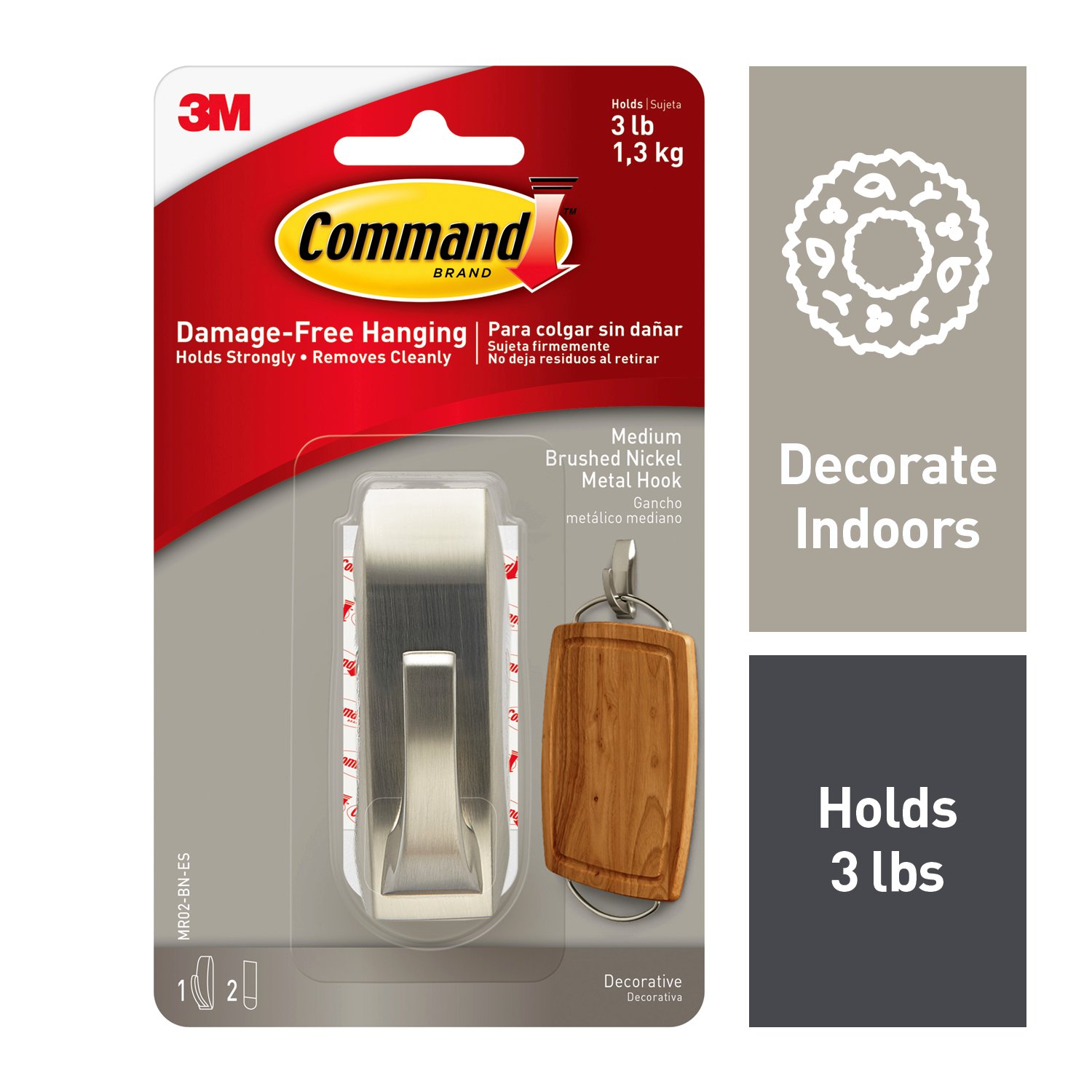 7100059356 - Command Modern Reflections Hook MR02-BN-ES, Medium