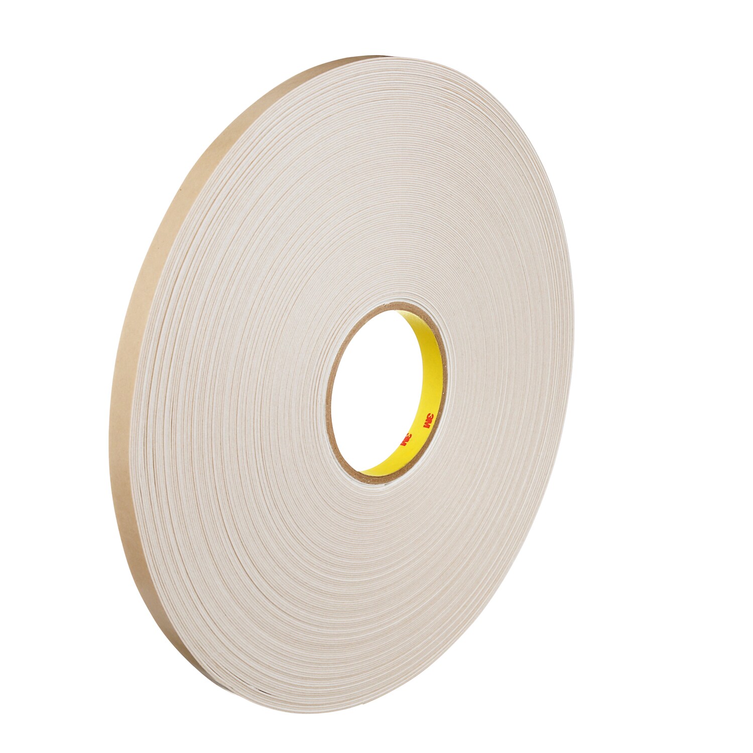 7100340813 - 3M Double Coated Polyethylene Foam Tape 4492W, White, 1/4 in x 72 yd, 36 Roll/Case