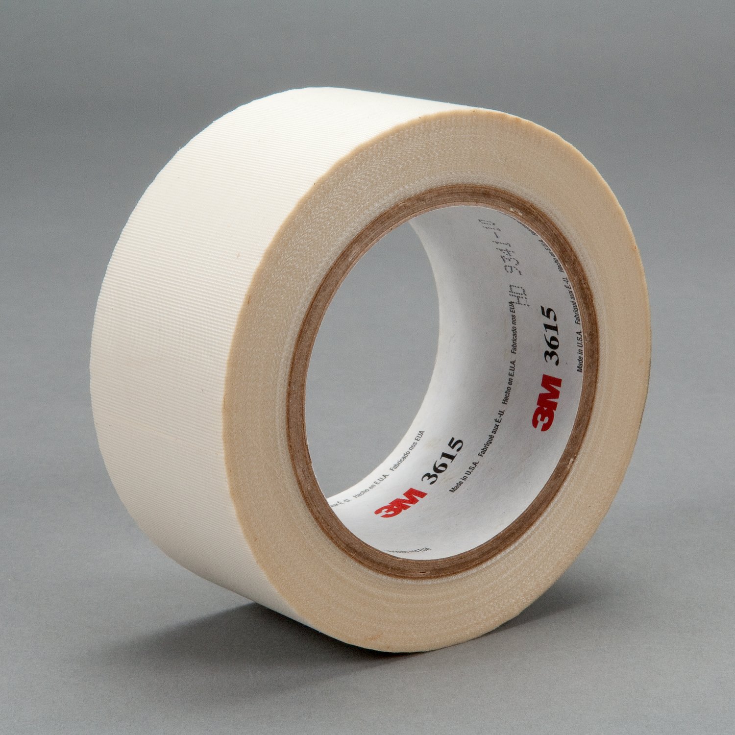 7000123895 - 3M Glass Cloth Tape 3615, White, 3 in x 36 yd, 7 mil, 12 Roll/Case