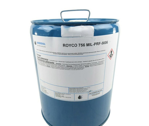 7565GL - Royco 756 Hydraulic Fluid Aircraft Missile And Ordinance Petroleum Base - 5 Gallon