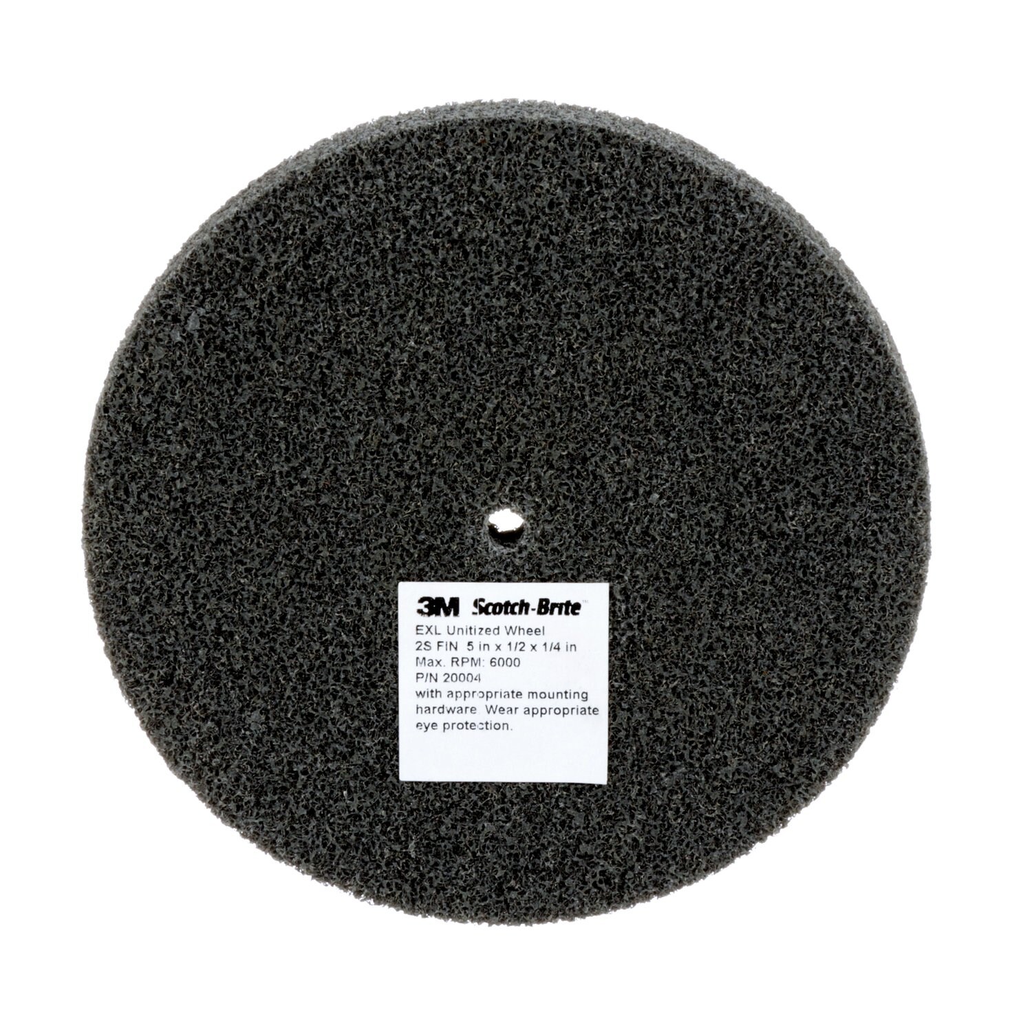 7010329589 - Scotch-Brite EXL Unitized Wheel, XL-UW, 2S Fine, 5 in x 1/2 in x 1/4 in, 10 ea/Case