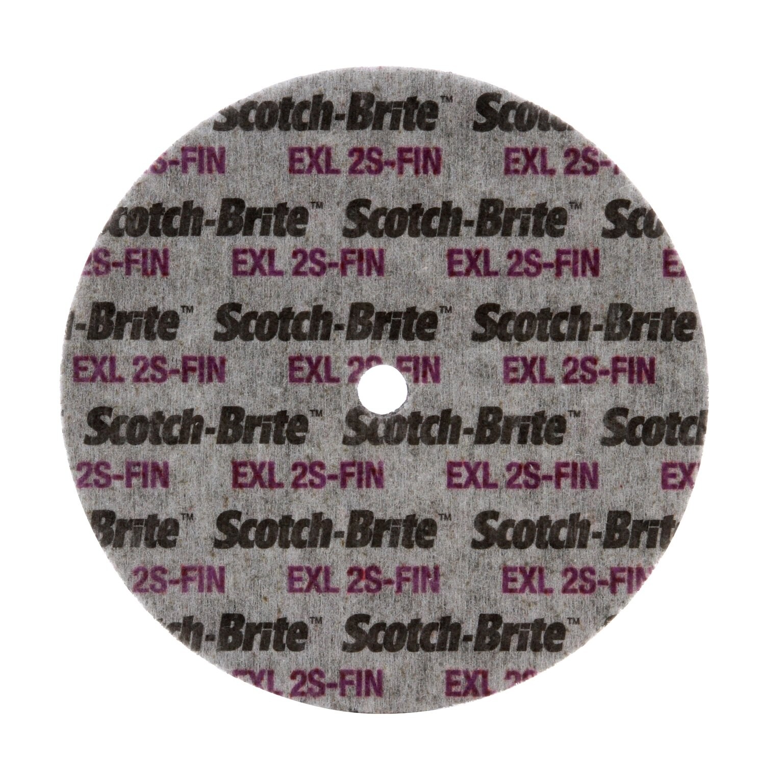 7000120708 - Scotch-Brite EXL Unitized Wheel, XL-UW, 6S Fine, 3 in x 1/4 in x 3/8 in, 40 ea/Case