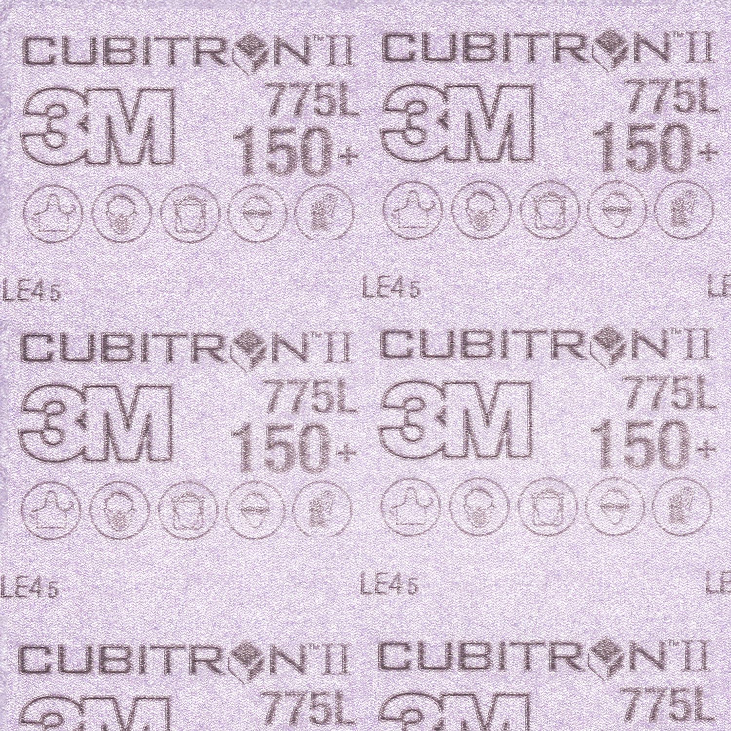 7100408349 - 3M Cubitron II Hookit Film Sheet 775L, 150+ 3MIL, 9 in x 11 in