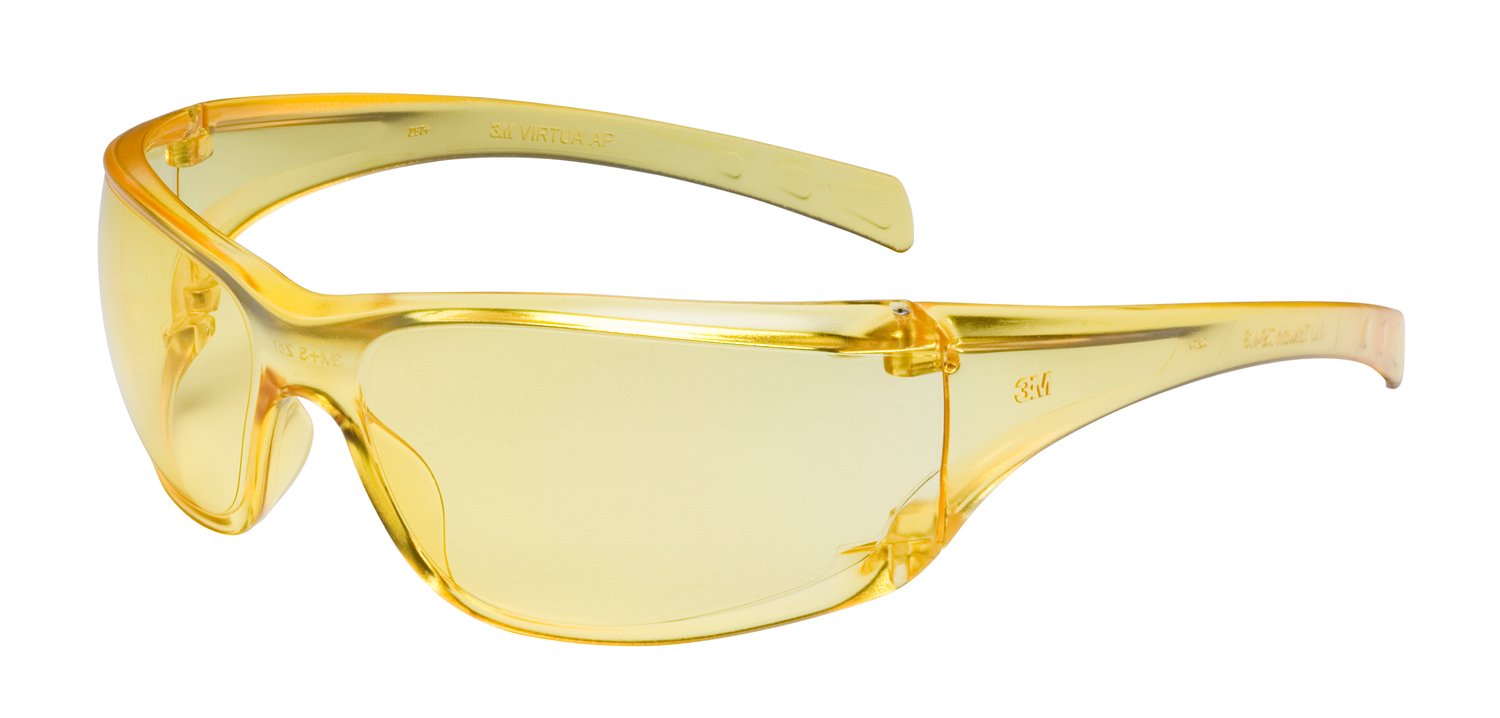 7000030052 - 3M Virtua AP Protective Eyewear 11817-00000-20 Amber Hard Coat Lens, 20 EA/Case
