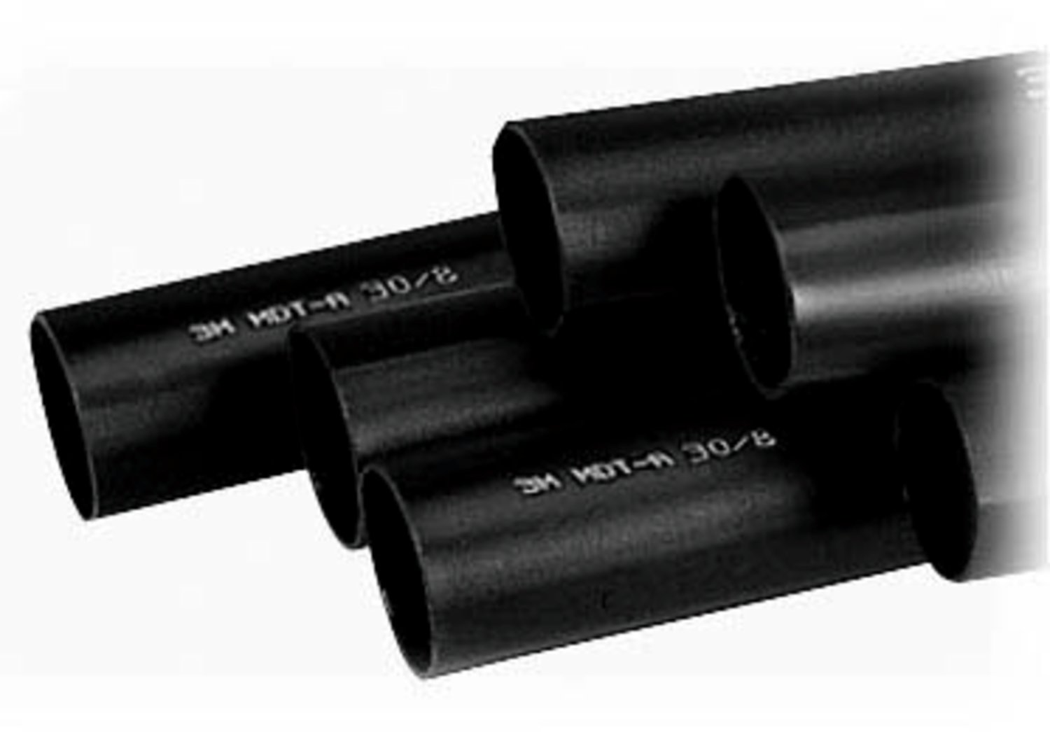 7100034432 - 3M Multiple Wall Semi-Rigid Polyolefin Tubing MW, Black, 3/8 in, 48 in length stick, 100 ft/Carton, 500 ft/Case