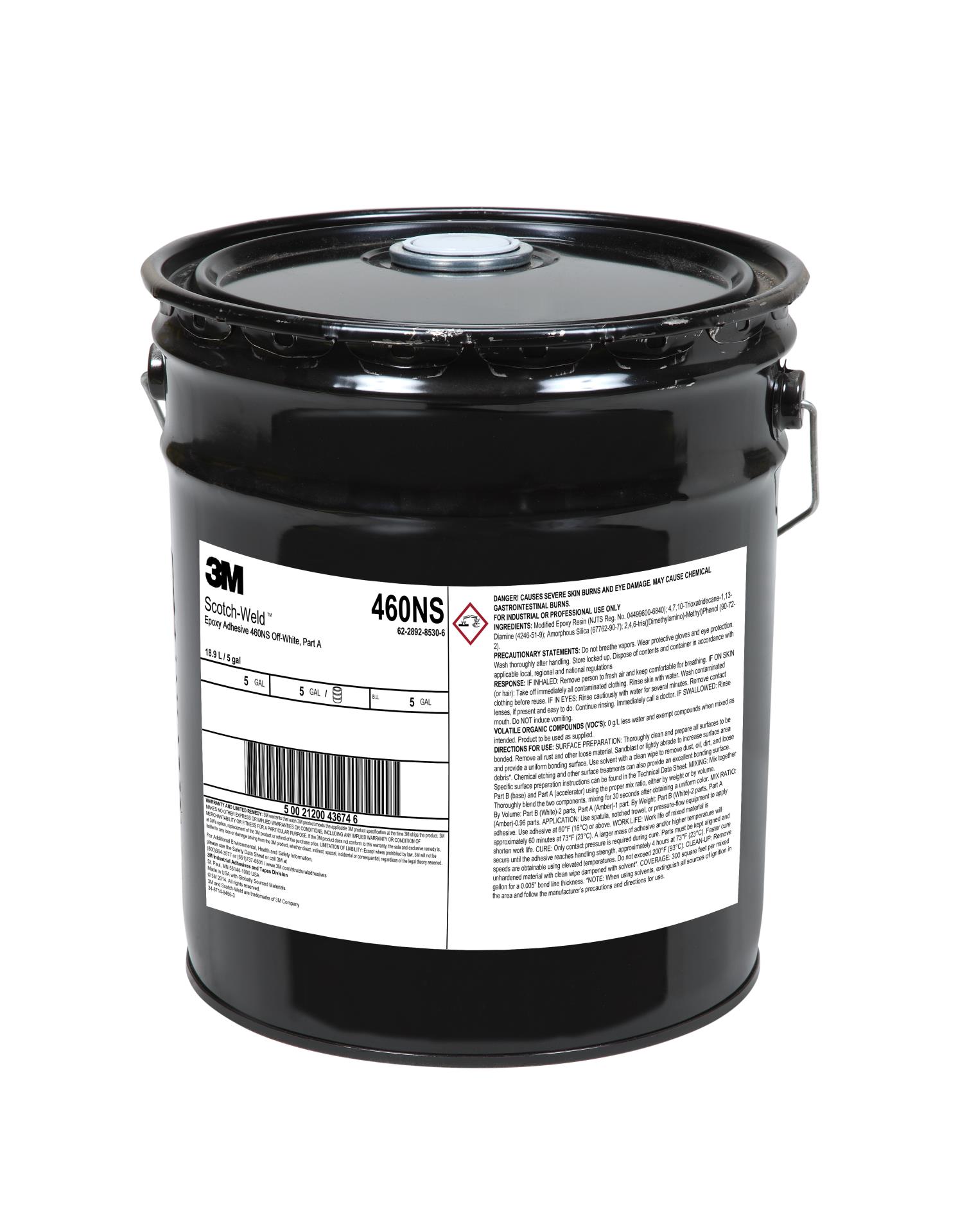 7010329565 3M™ Scotch-Weld™ Epoxy Adhesive 460NS, Off-White, Part A,  Gallon Drum (Pail) Aircraft products na 9361410