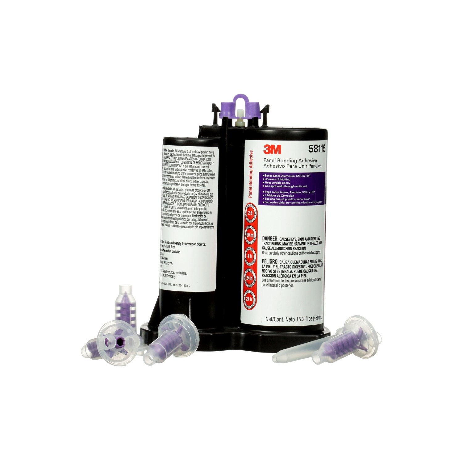 7100016211 - 3M Panel Bonding Adhesive 58115, 450 mL DMS Cartridge 4/Case