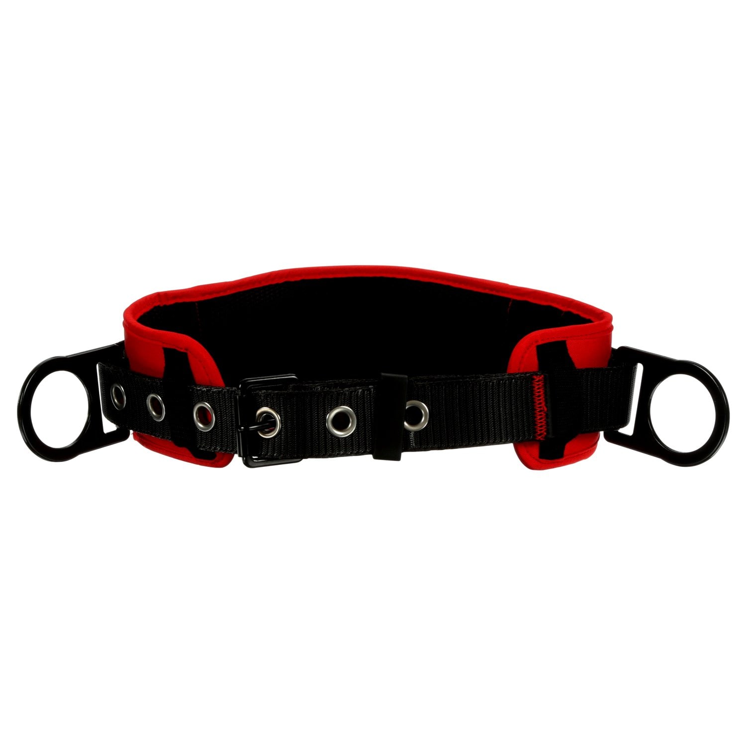 7012815161 - 3M Protecta Tongue Buckle Positioning Belt with Hip Pad 1091014, Red, Medium/Large