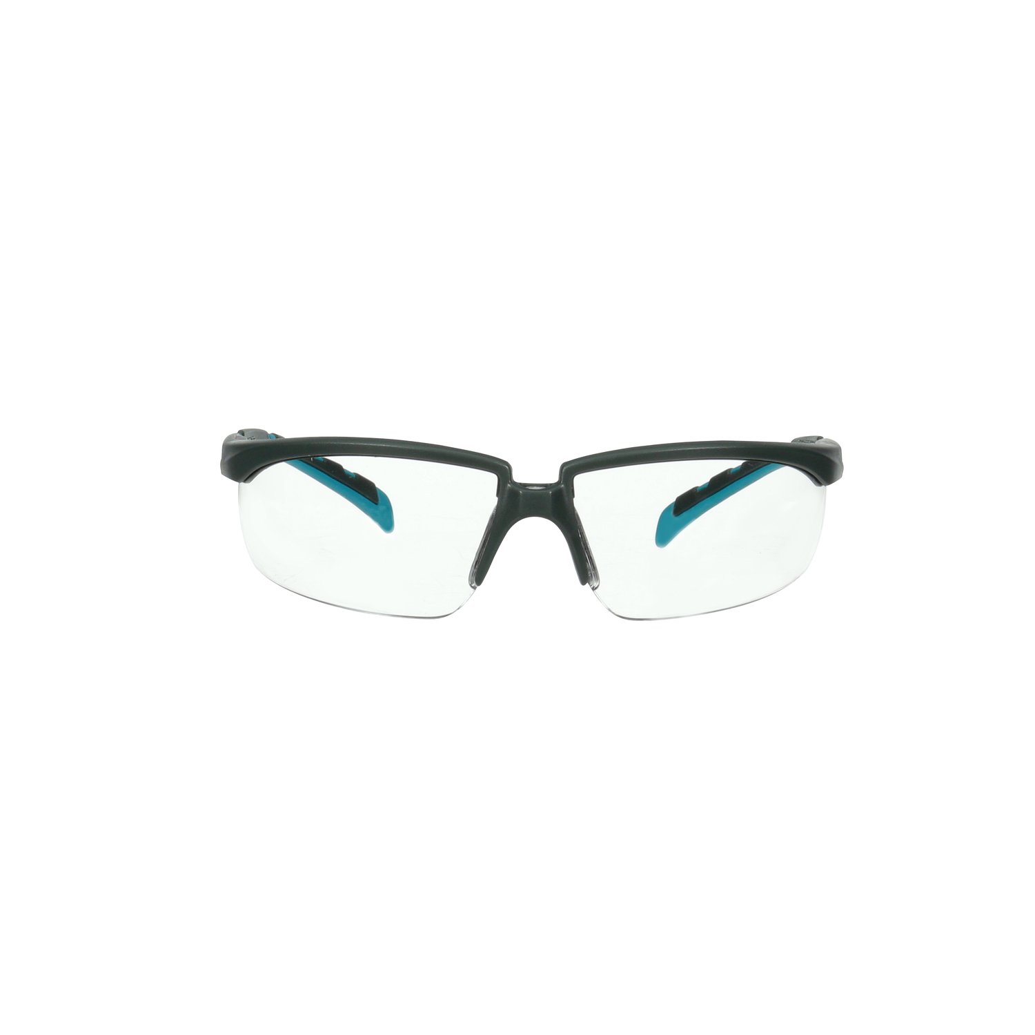 7100203178 - 3M Solus 2000 Series, S2001SGAF-BGR, Gray/Blue-Green Temples, Scotchgard Anti-Fog Coating, Clear AF-AS lens, 20ea/cs