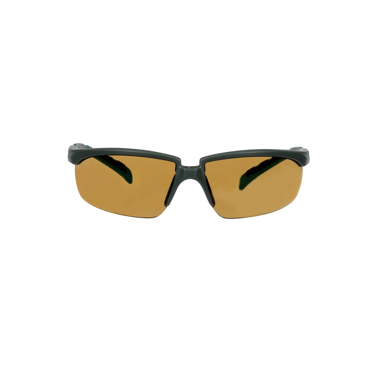 7100203166 - 3M Solus 2000 Series, S2005SGAF-BGR, Gray/Blue-Green Temples, Scotchgard Anti-Fog Coating, Brown AF-AS lens, 20ea/cs