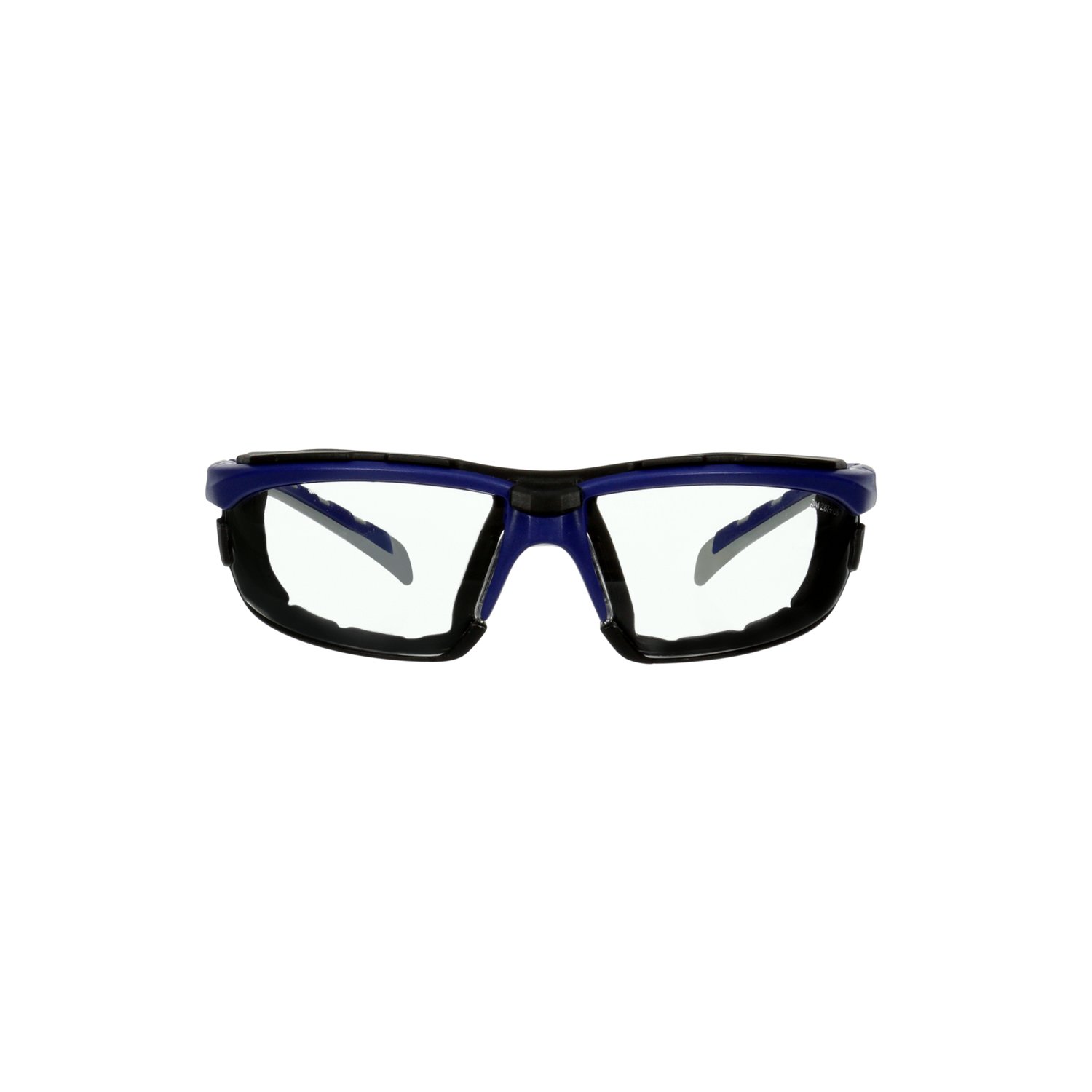 7100203183 - 3M Solus 2000 Series, S2001SGAF-BGR-F, Gray/Blue-Green Temples, Scotchgard Anti-Fog Coating, Clear AF-AS lens,Foam Gskt 20ea/cs