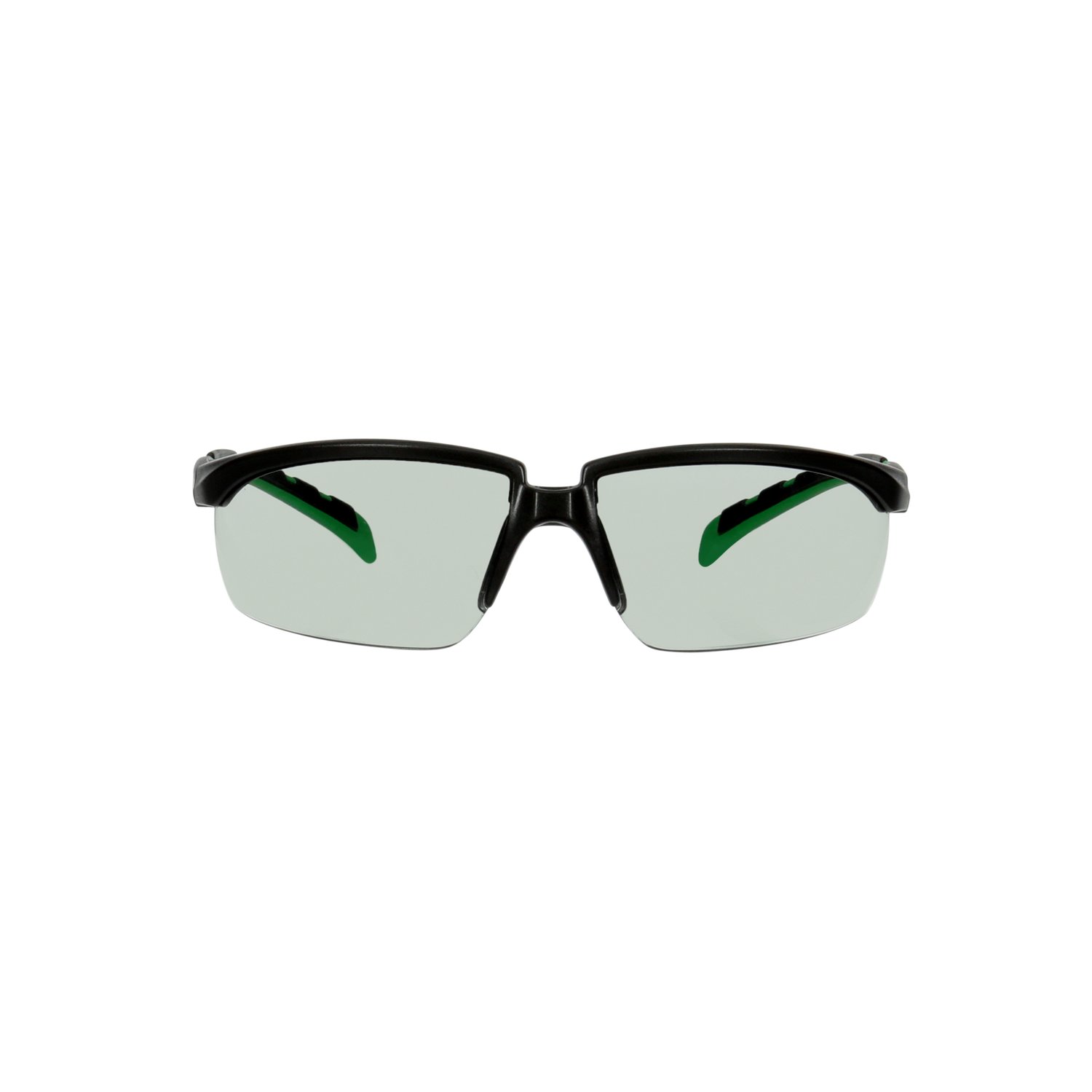 7100203187 - 3M Solus 2000 Series, S2017AS-BLK, Black/Green Temples, IR 1.7 Gray Anti-Scratch lens, 20ea/cs